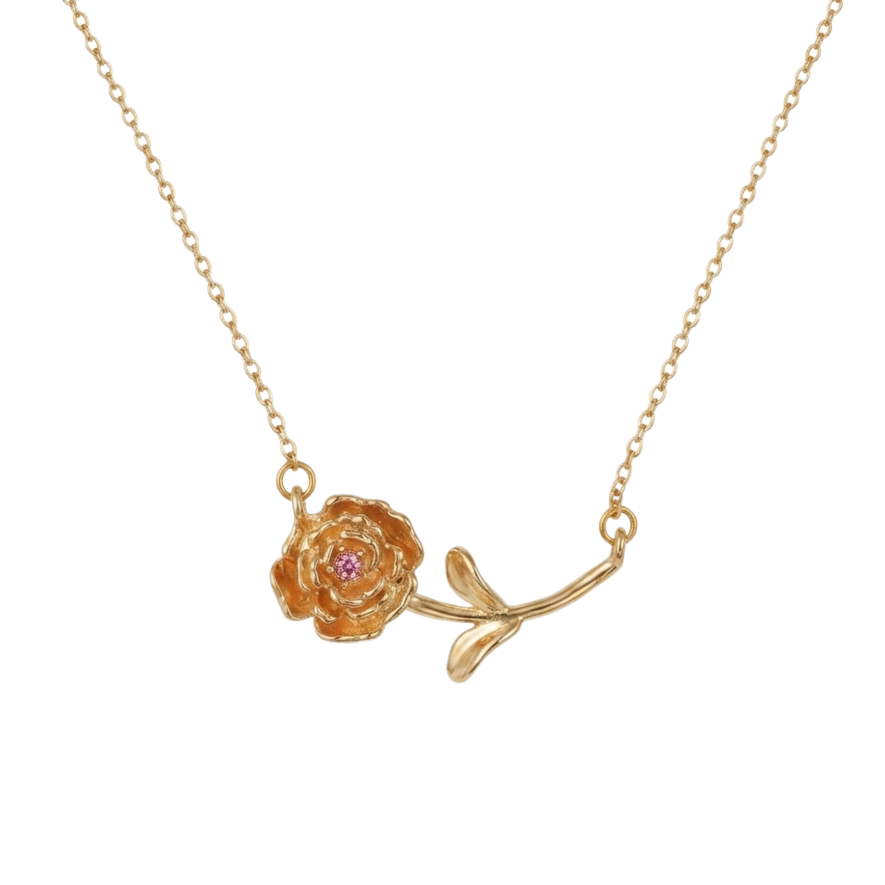 Petite Bloom Birth Flower Necklace