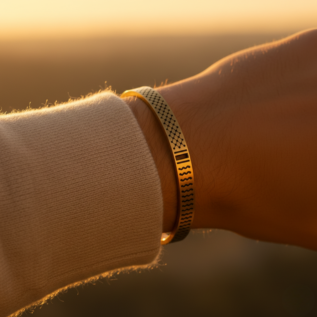 Qamar Keffiyeh Cuff