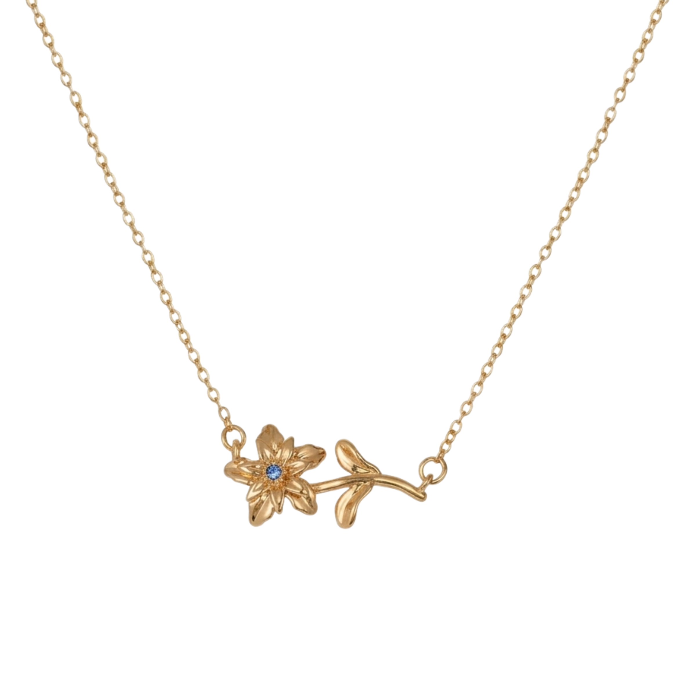Petite Bloom Birth Flower Necklace