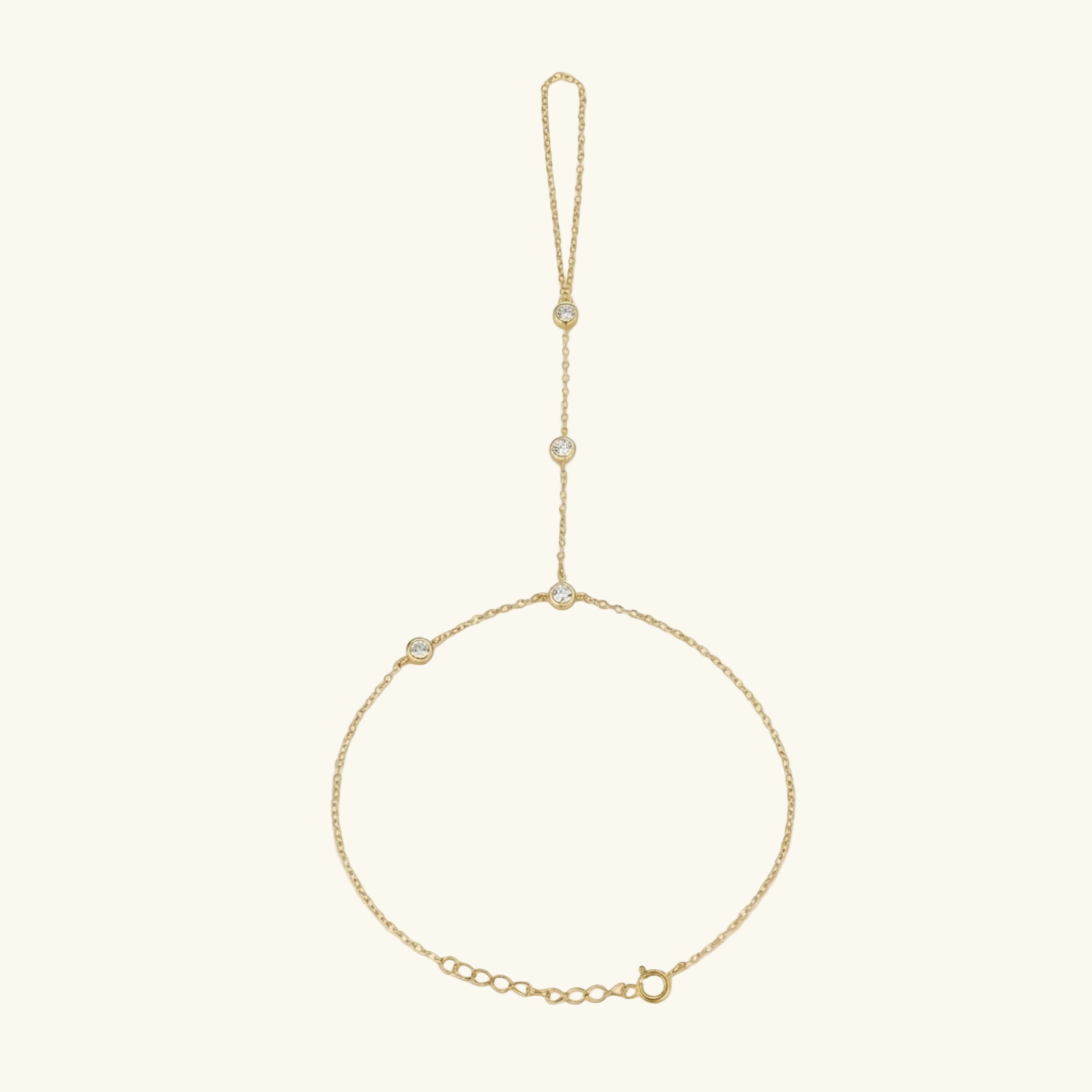 Serena Crystal Hand Chain
