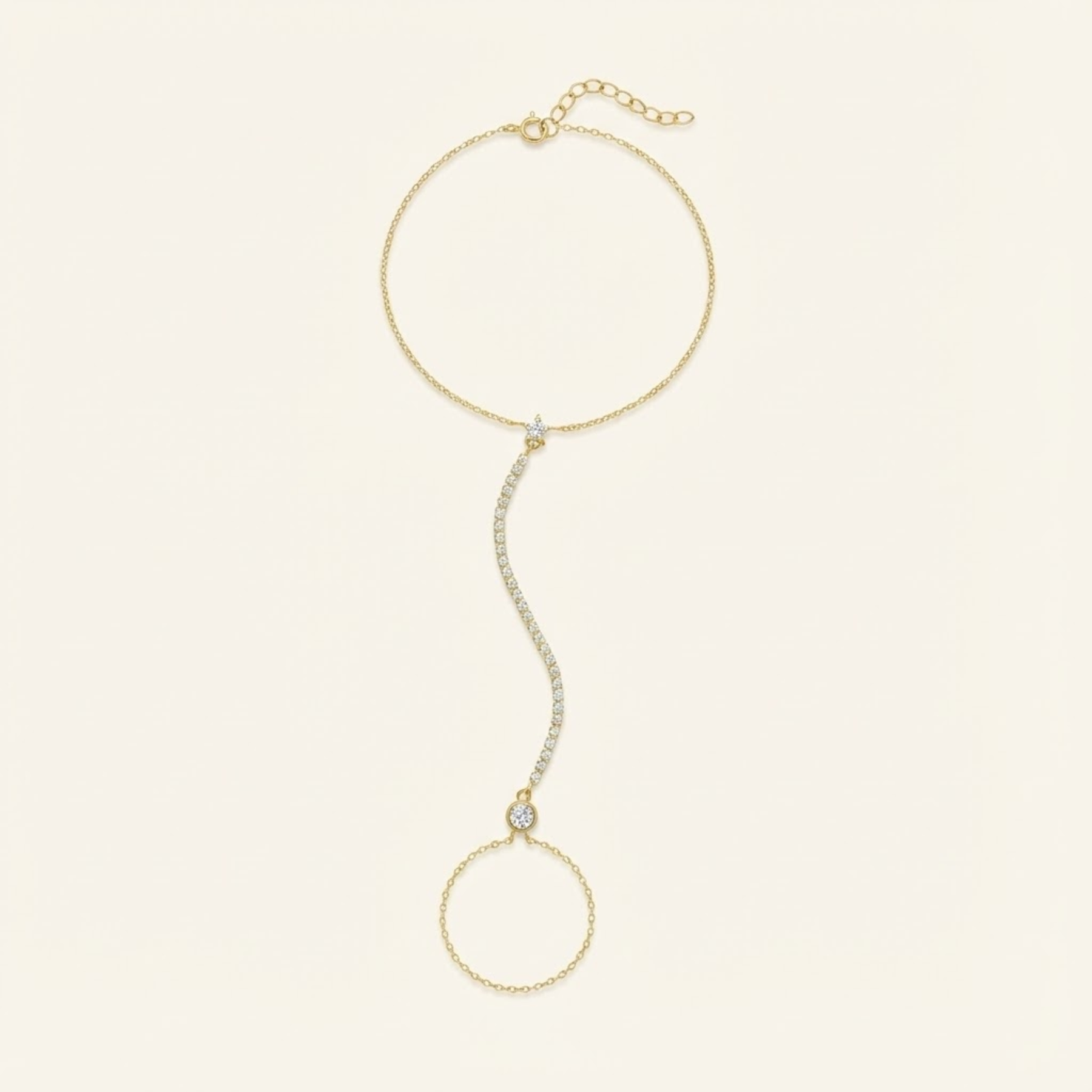 Alira Cascade Hand Chain