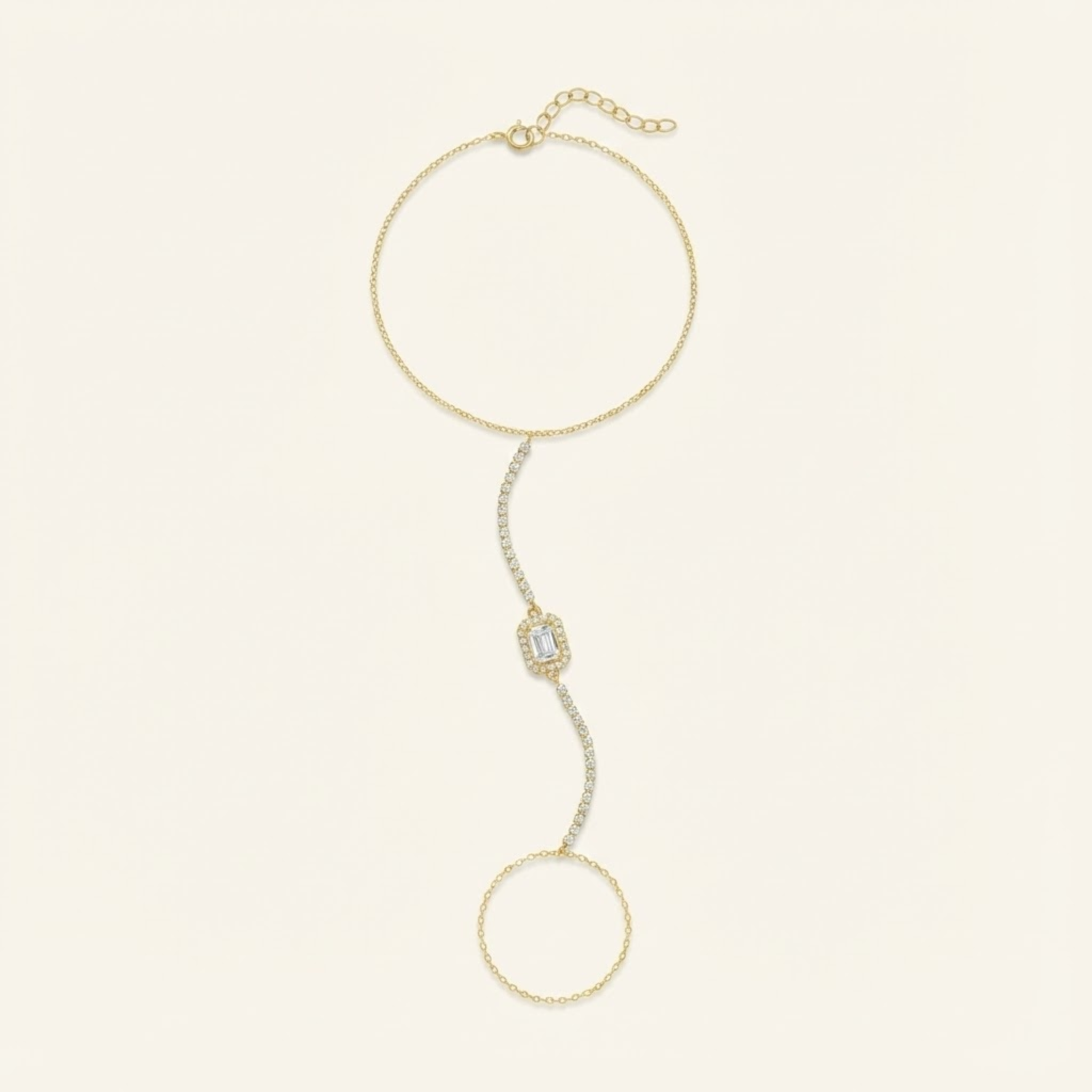 Emera Line Hand Chain