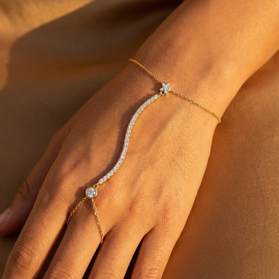 Alira Cascade Hand Chain