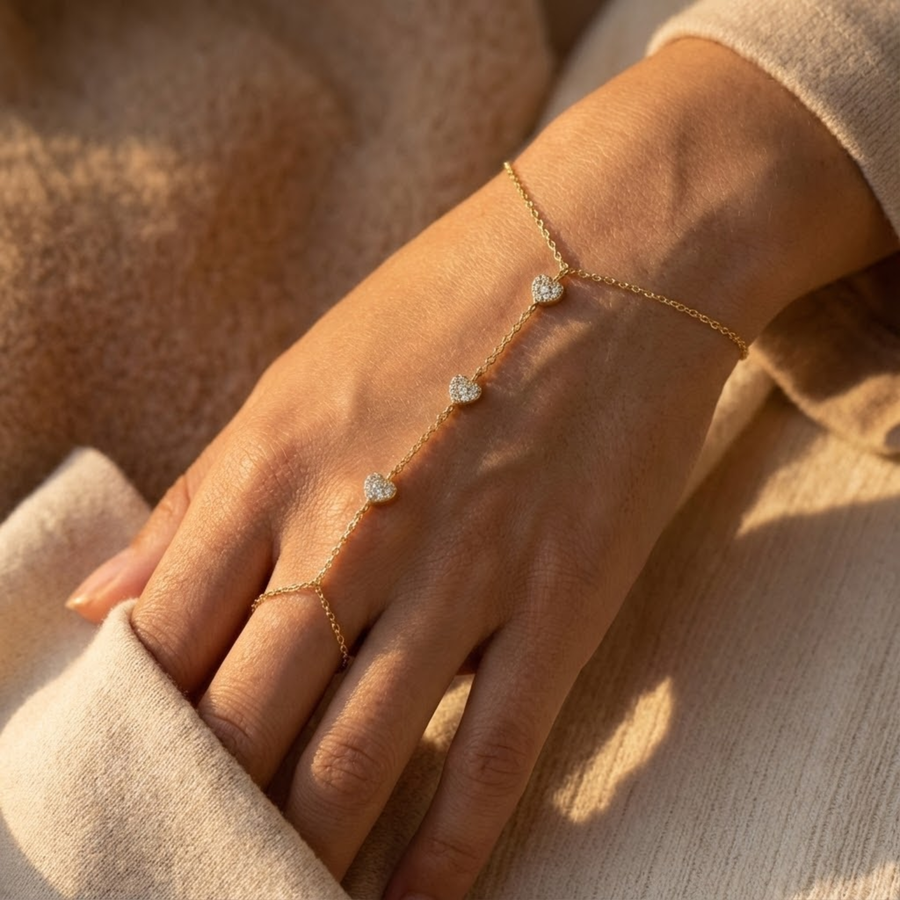 Stella Crystal Hand Chain