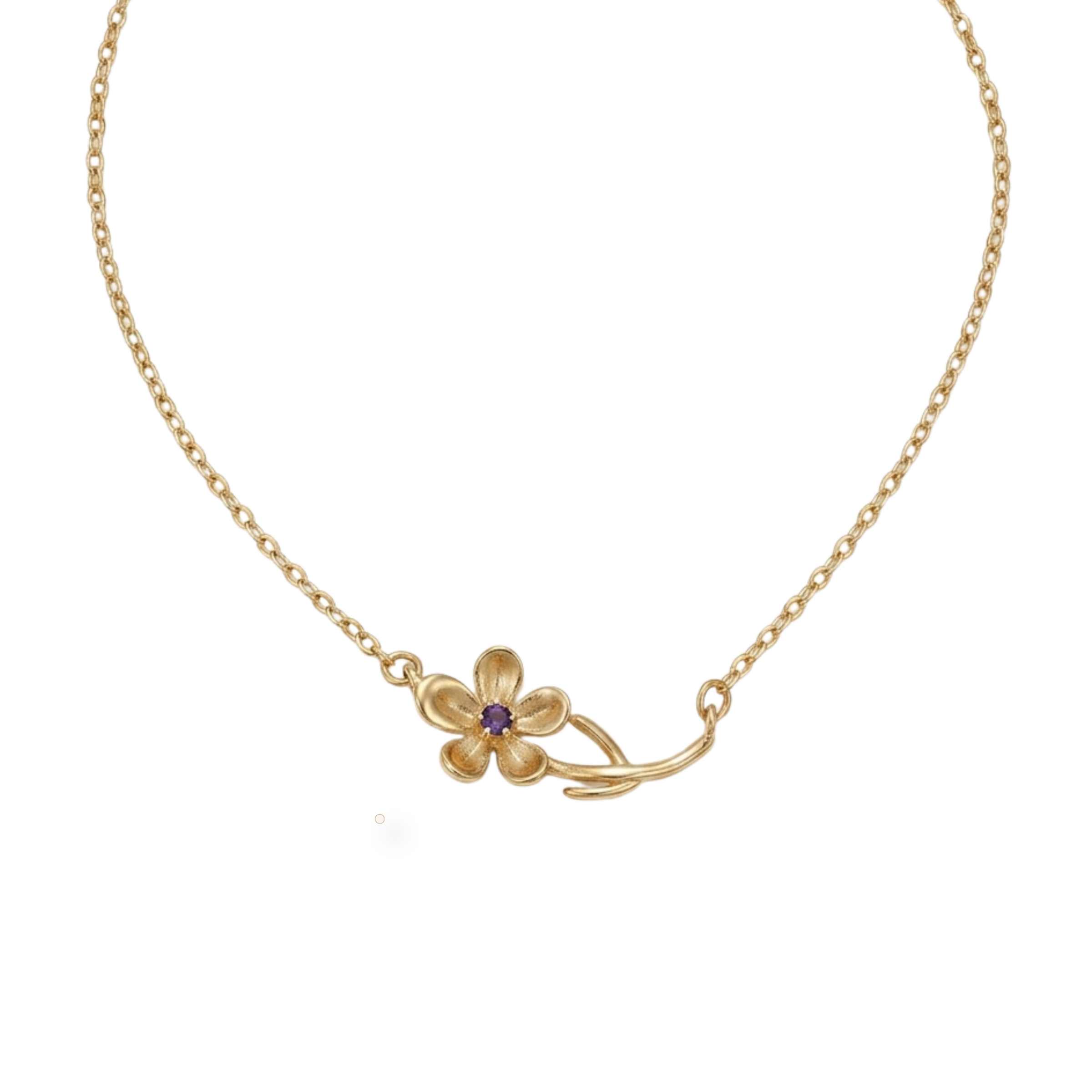 Petite Bloom Birth Flower Necklace