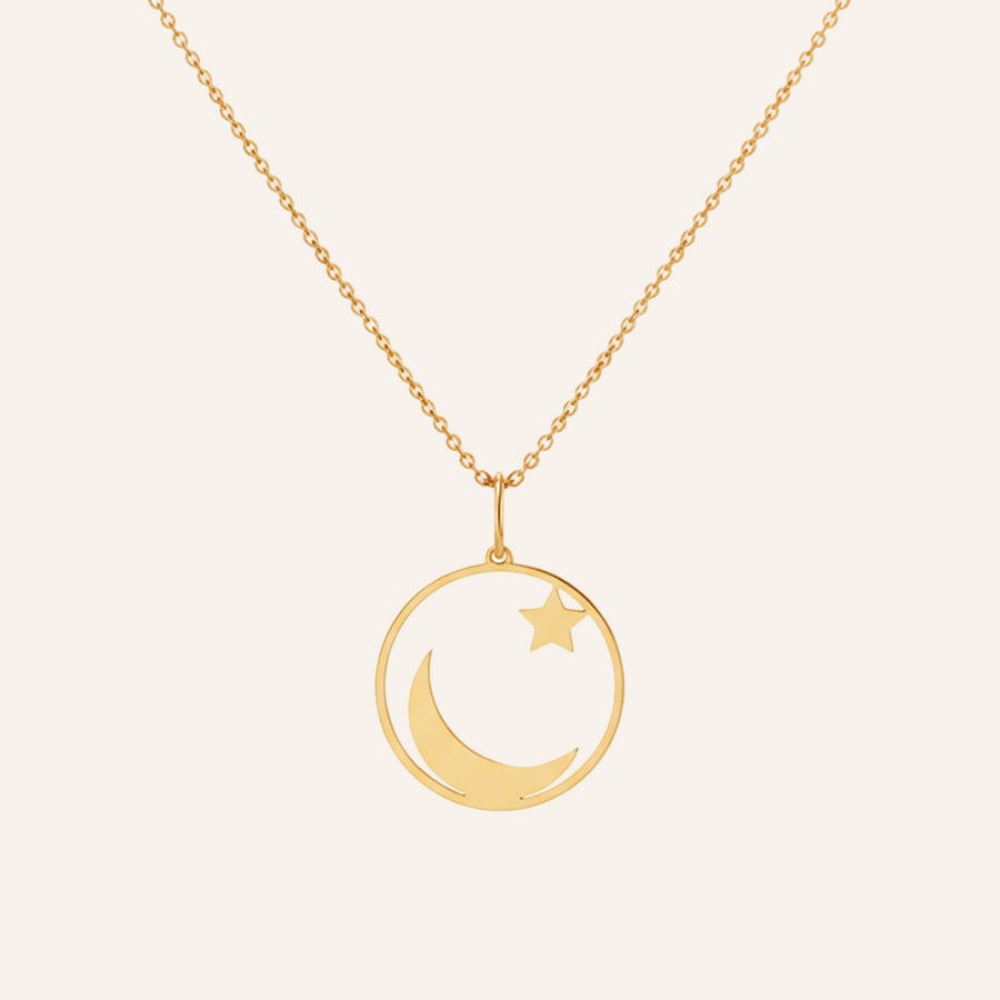 Qamar Luna Noor Necklace