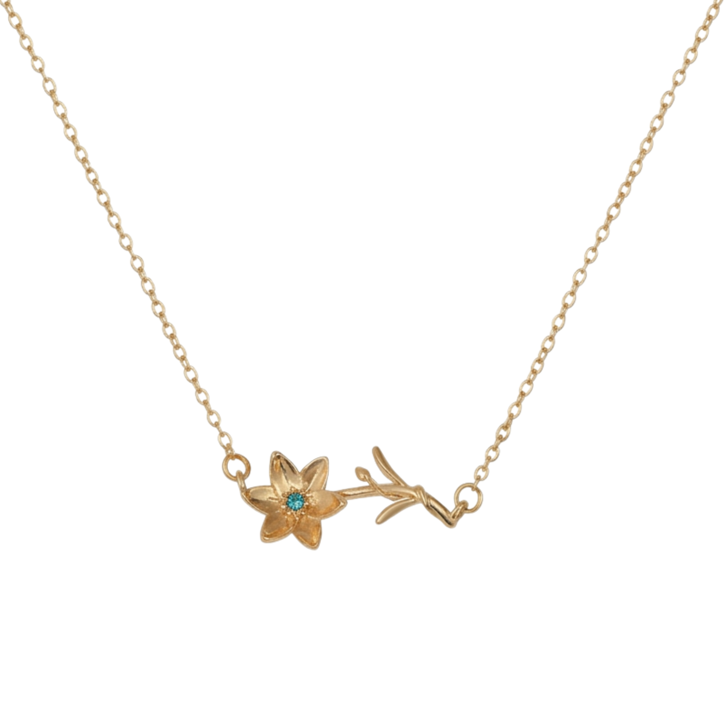 Petite Bloom Birth Flower Necklace