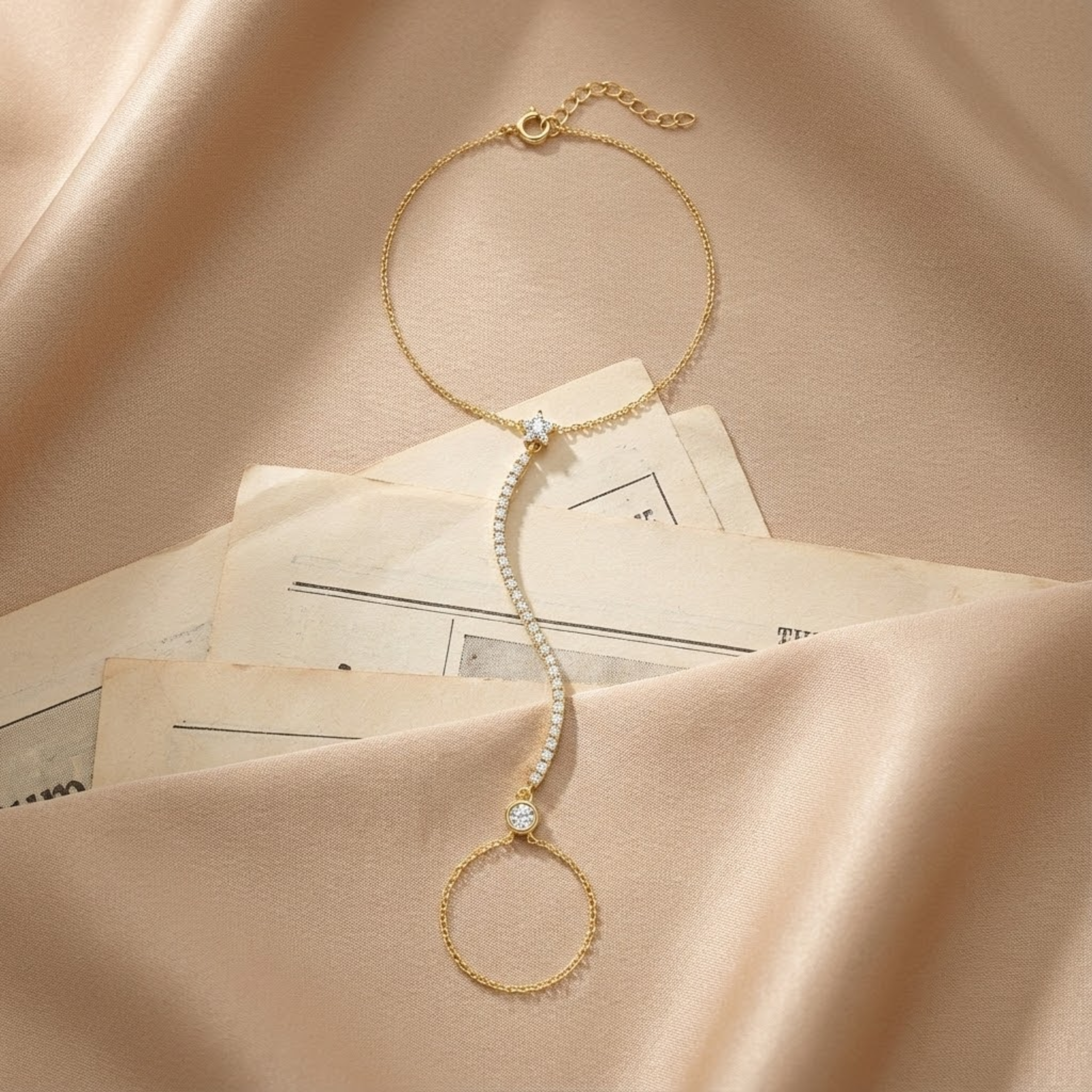 Alira Cascade Hand Chain