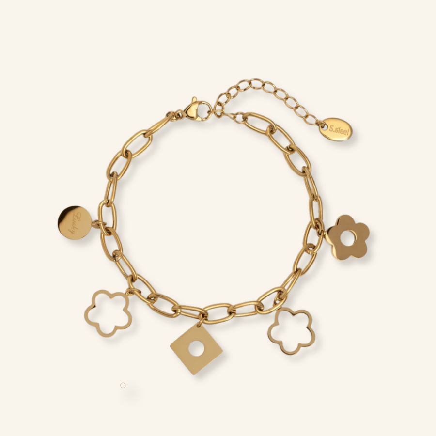 Lucky Daisy Charm Bracelet