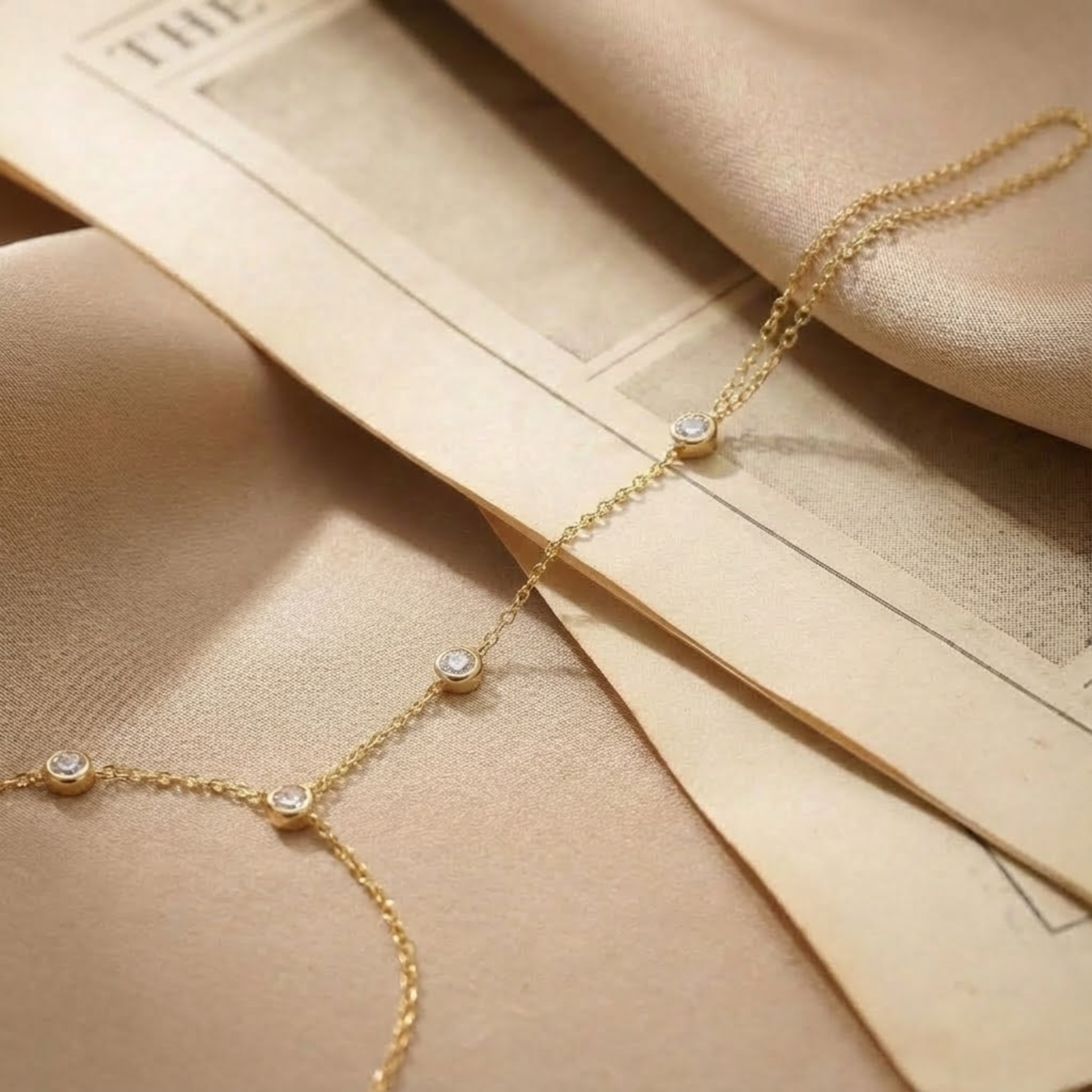 Serena Crystal Hand Chain