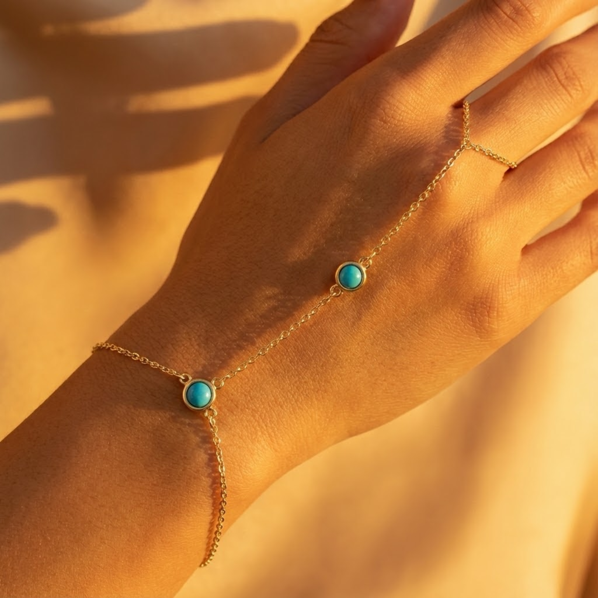 Azzura Blue Hand Chain
