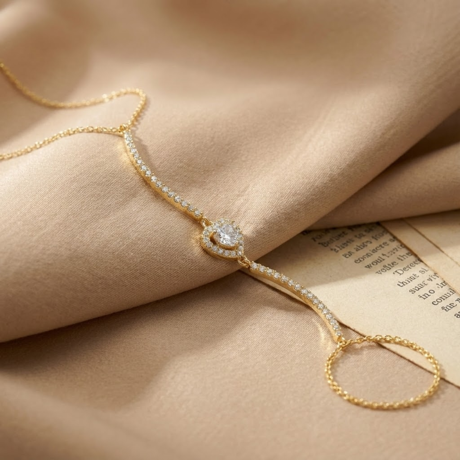 Amora Heart Hand Chain