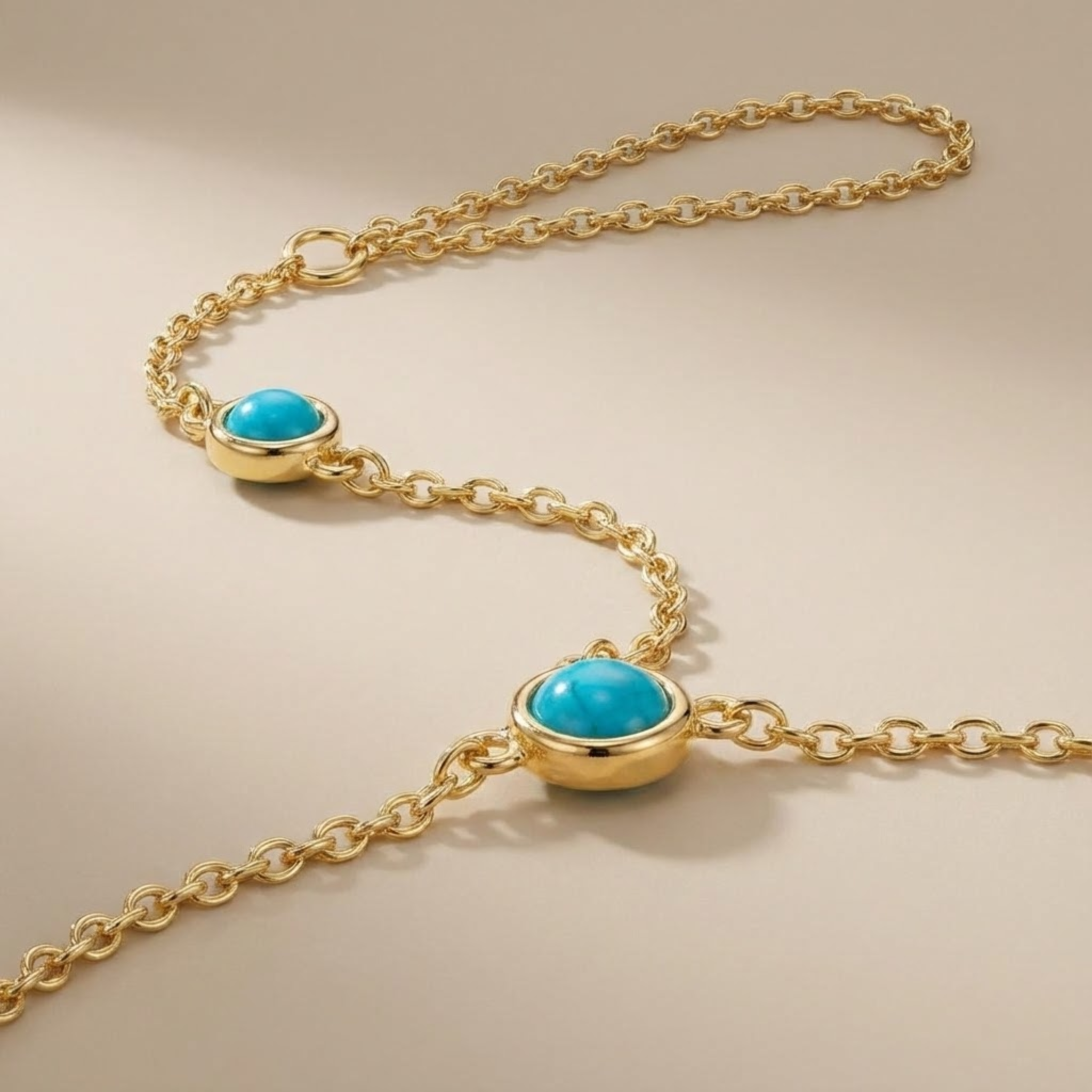Azzura Blue Hand Chain