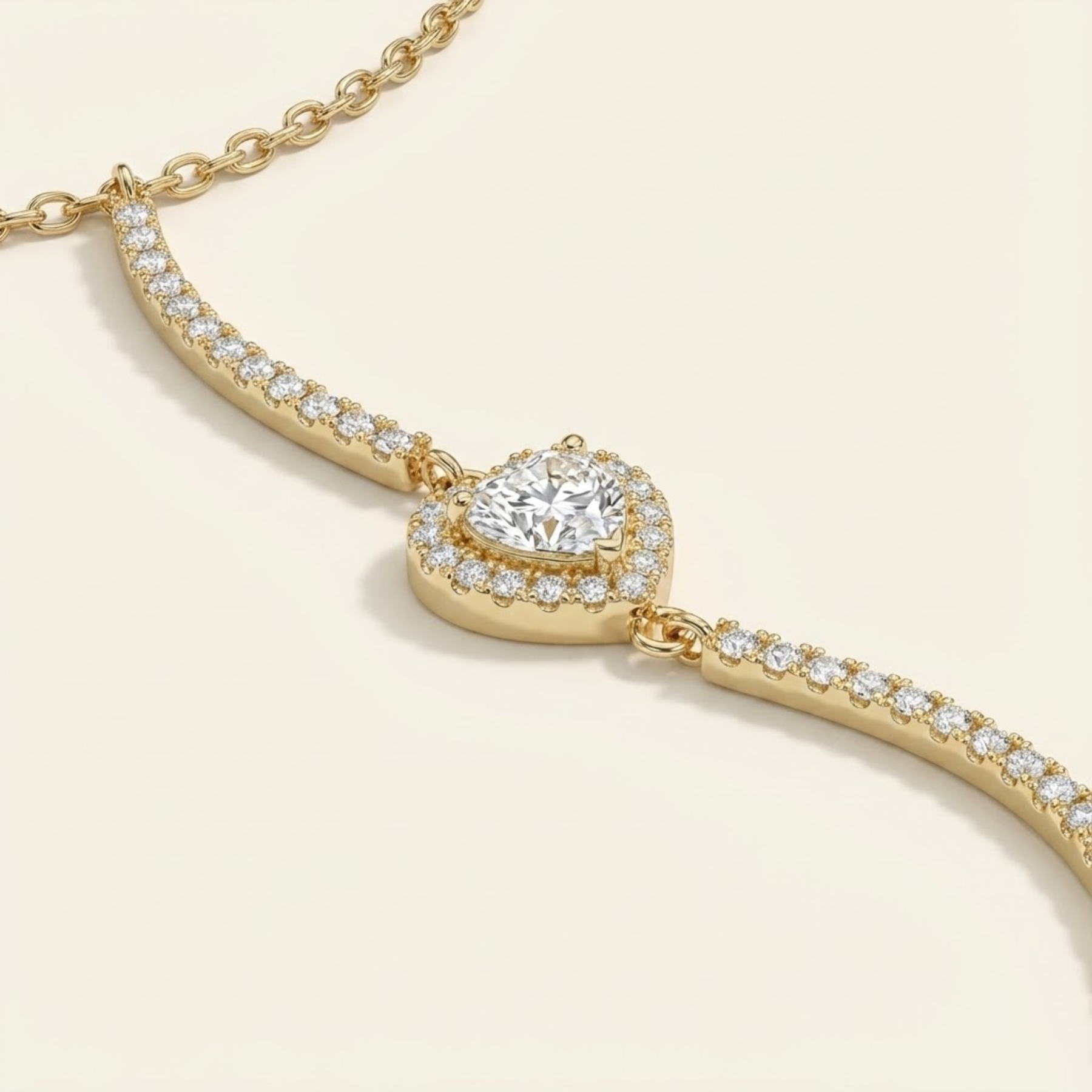 Amora Heart Hand Chain