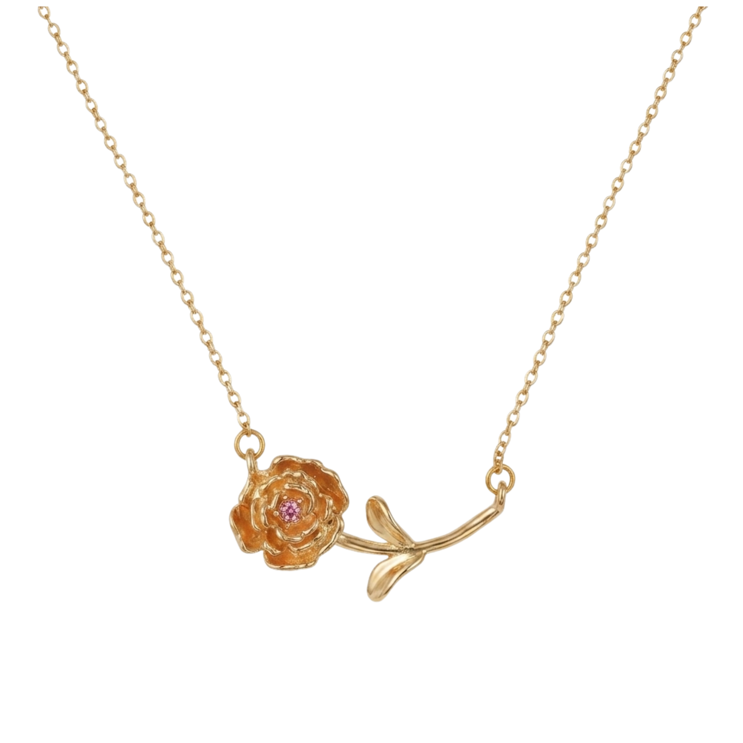 Petite Bloom Birth Flower Necklace