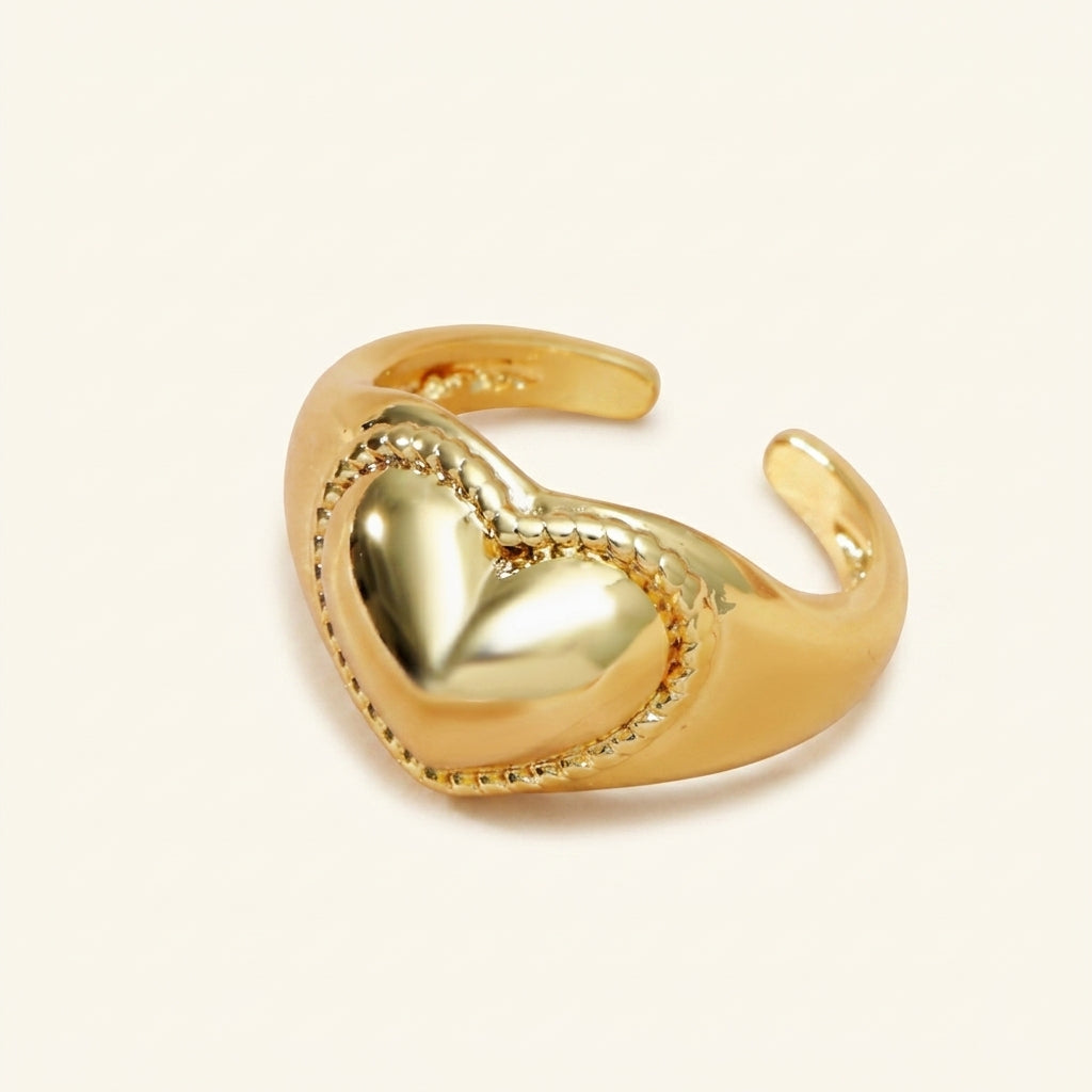 Amara Gold Heart Ring