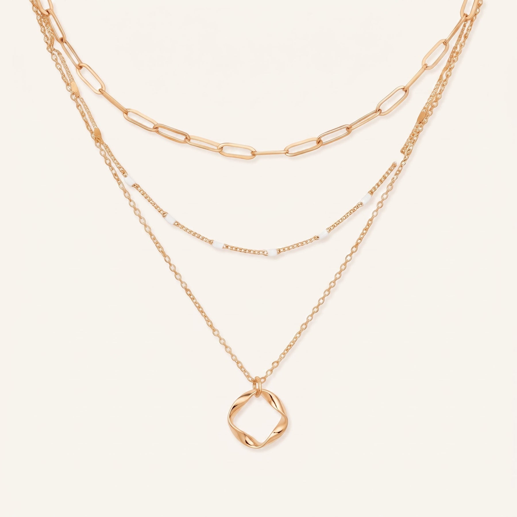 Qamar Aurora Layers Necklace