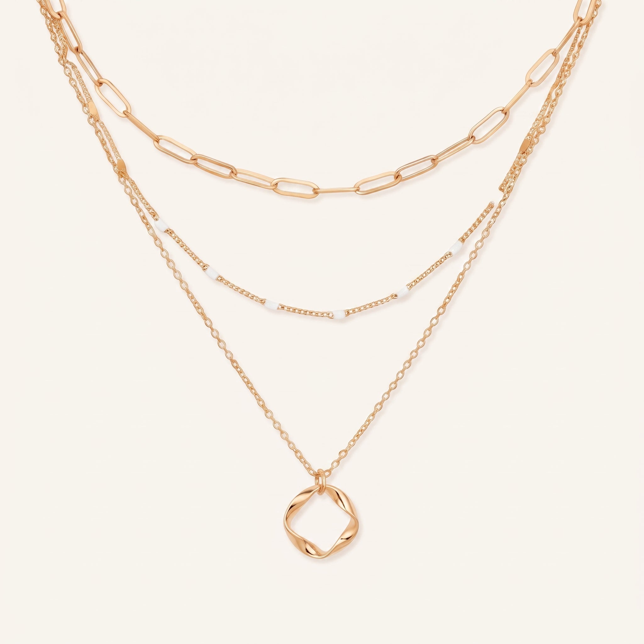 Qamar Aurora Layers Necklace