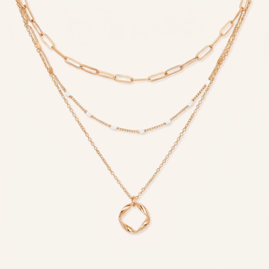 Qamar Aurora Layers Necklace