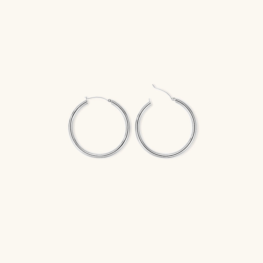 Broad Round Hoops (Set of 3)