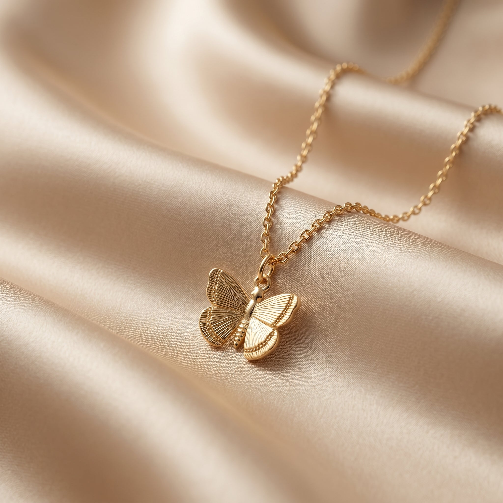Butterfly Pendant Necklace
