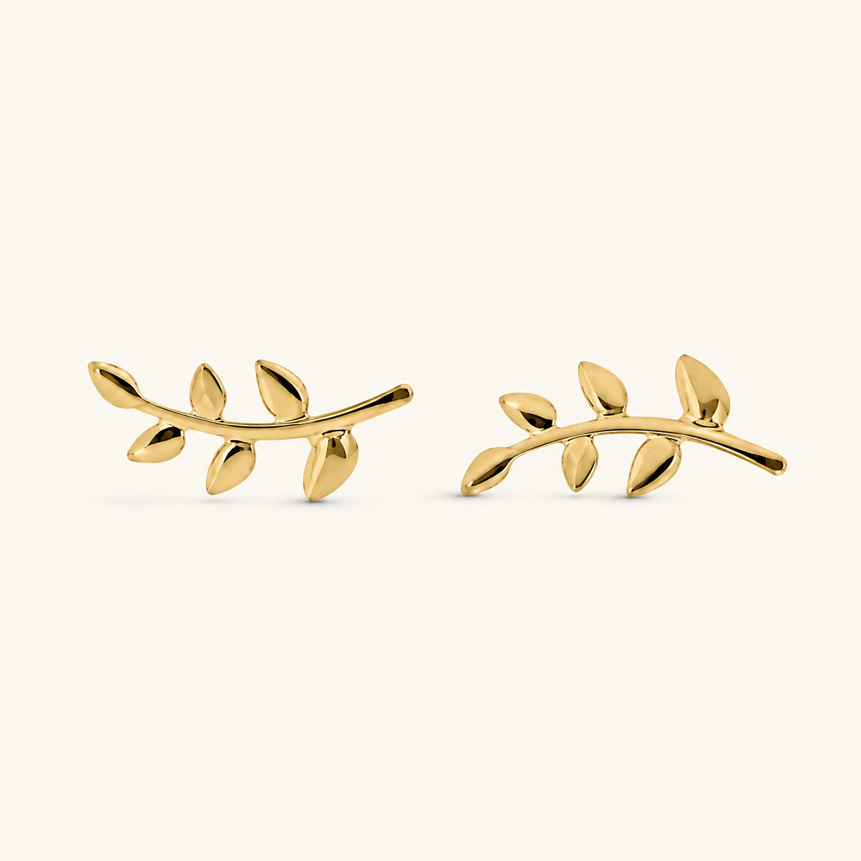 Qamar Sakinah Leaf Earrings