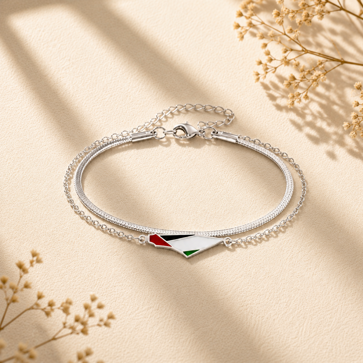 Qamar Unity Herringbone Bracelet
