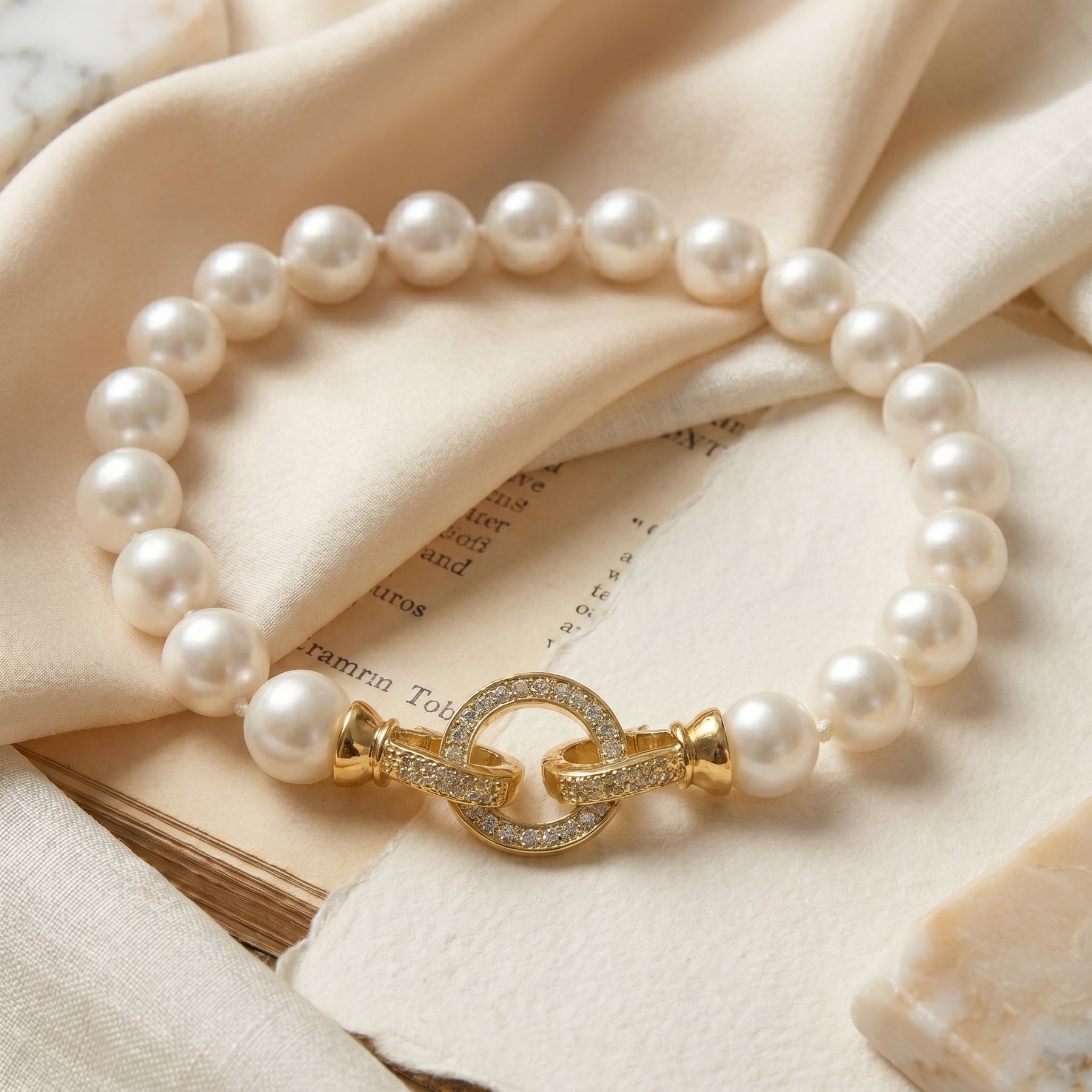 Cara Pearl Link Bracelet