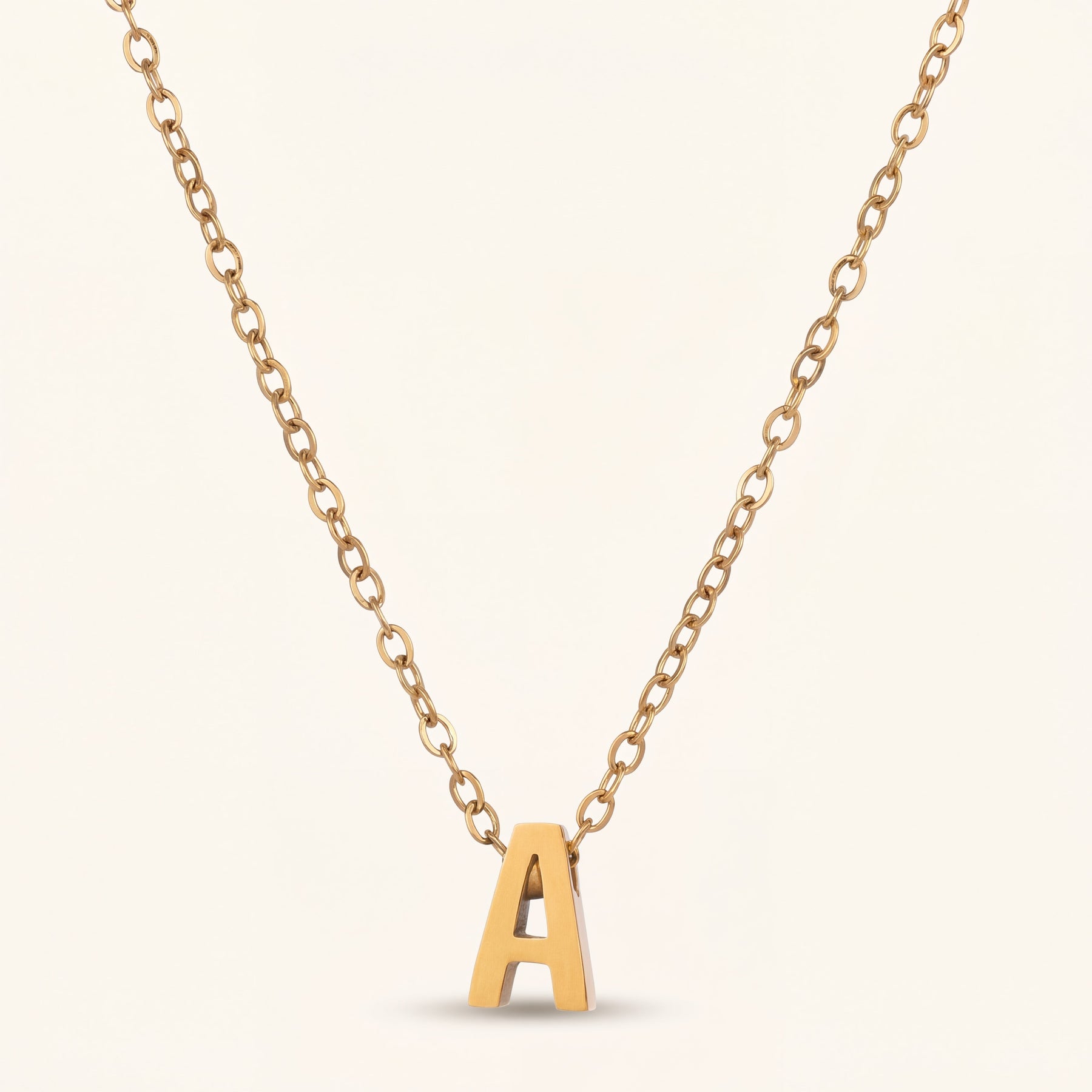 Delicate Initial Charm Necklace