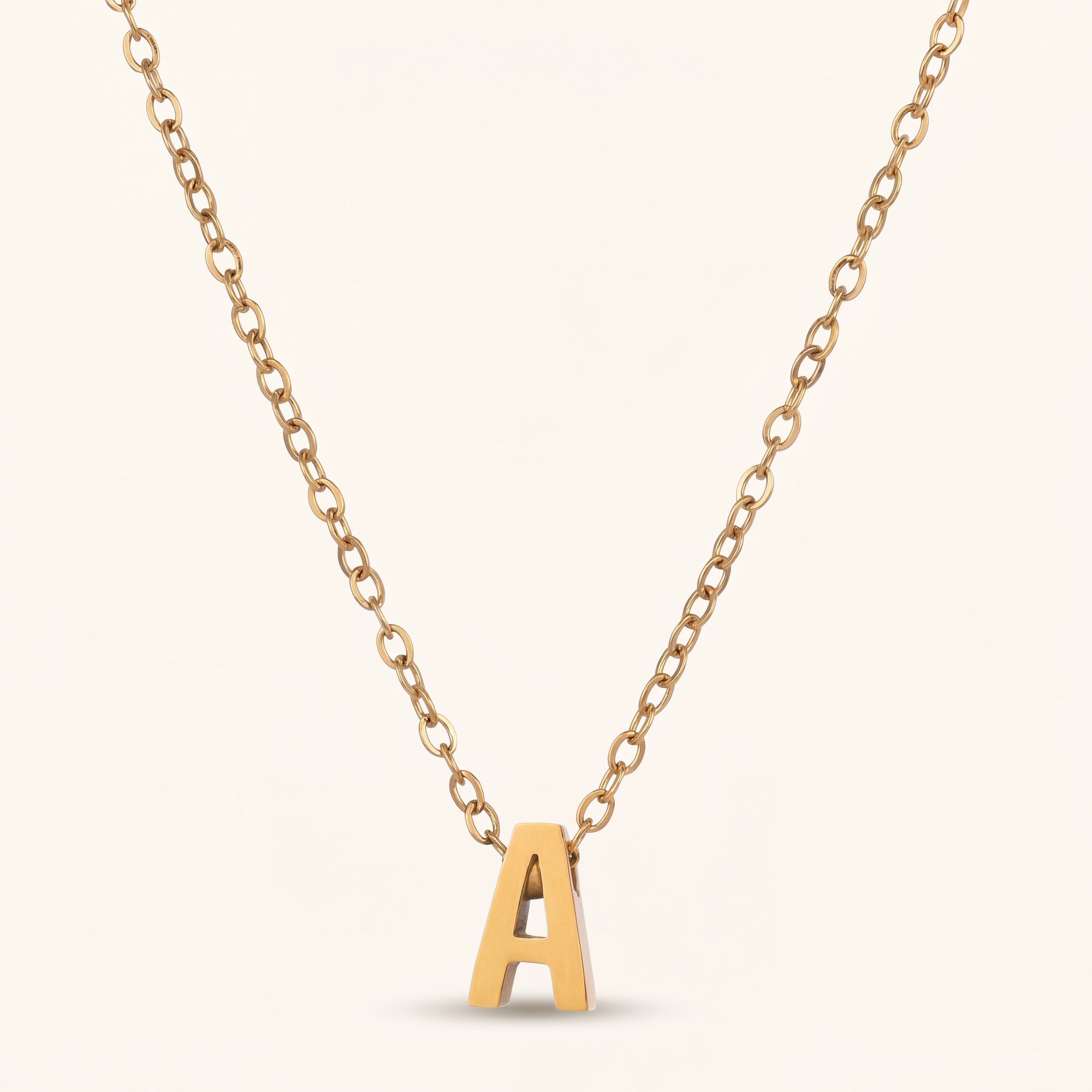 Delicate Initial Charm Necklace
