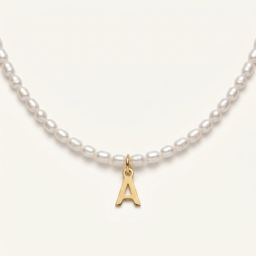 Lulu Bold Initial Statement Necklace
