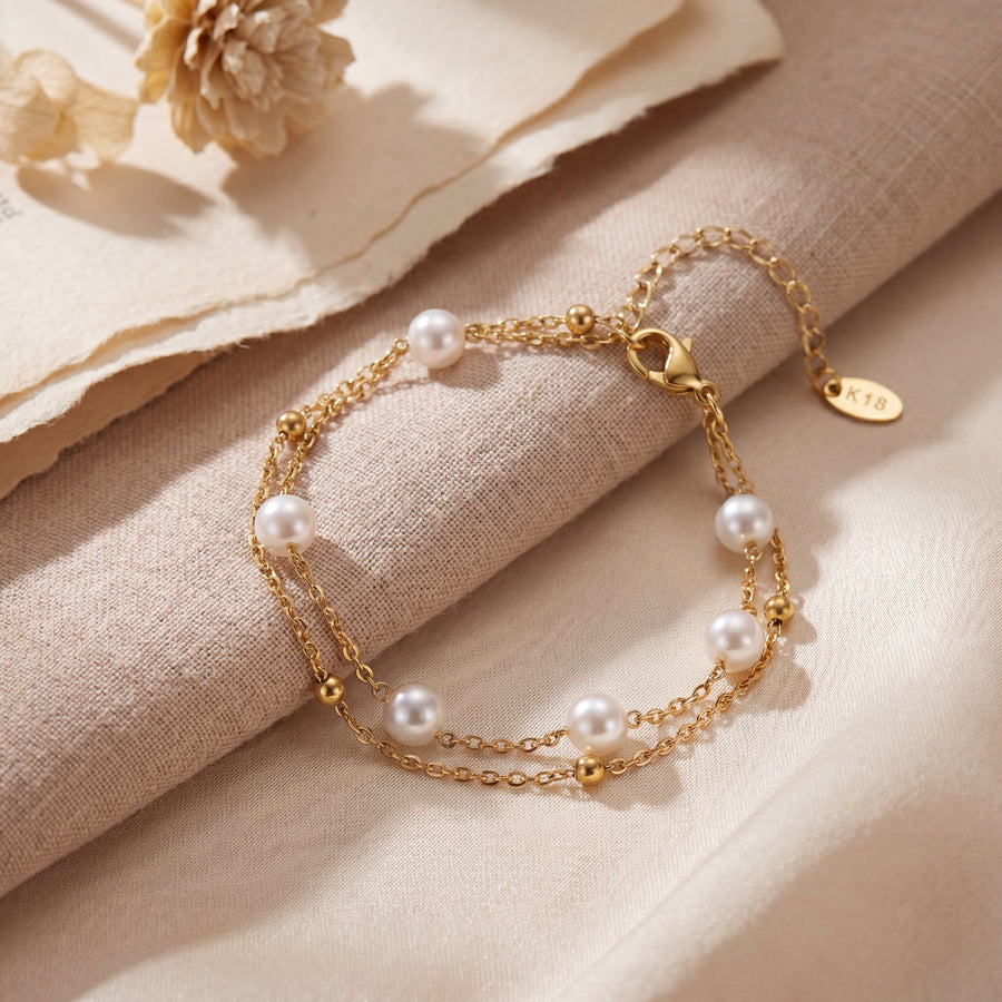 Freshwater Pearl Layered Bracelet