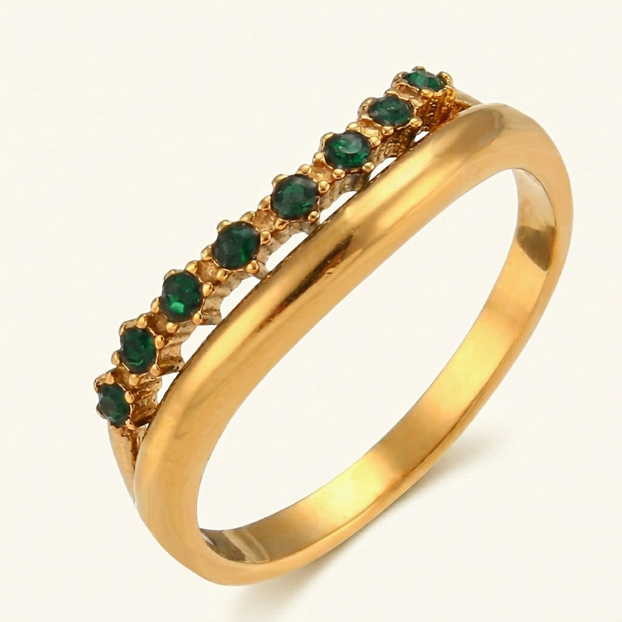 Wave Pave Ring