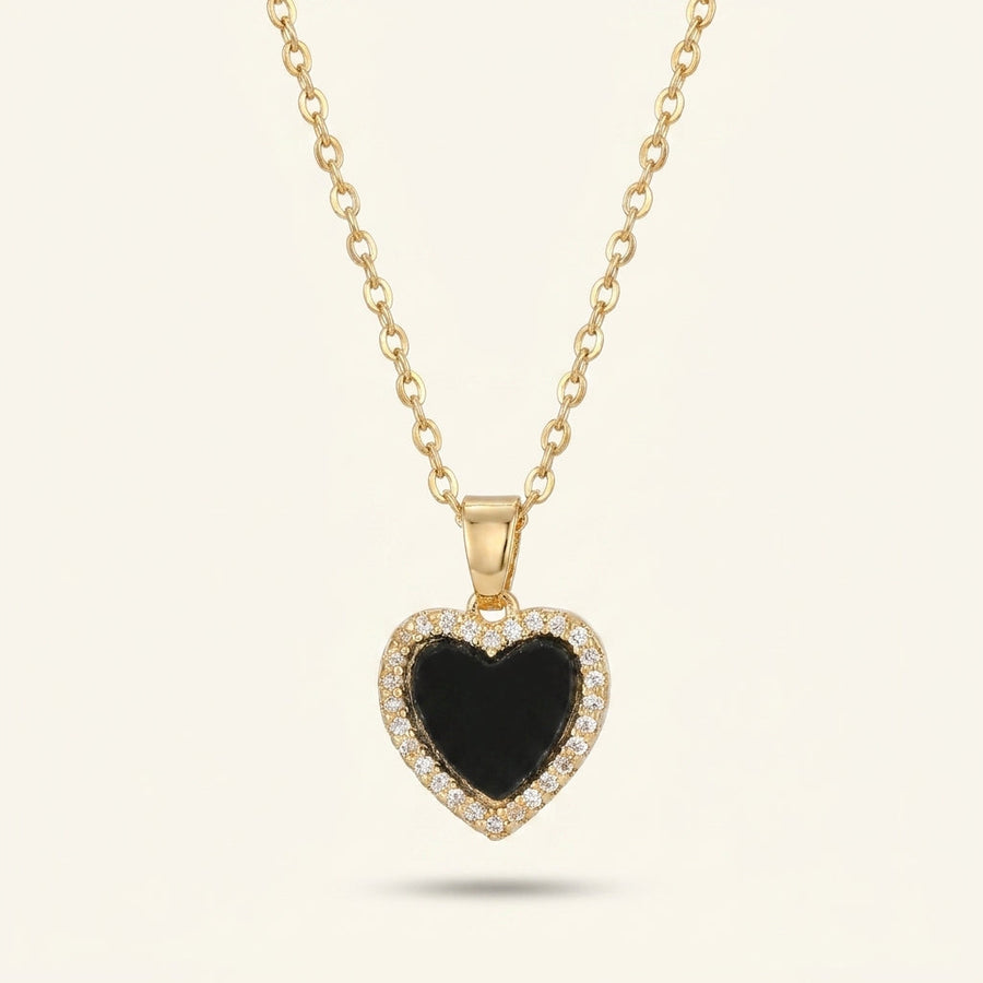 Halo Heart Necklace