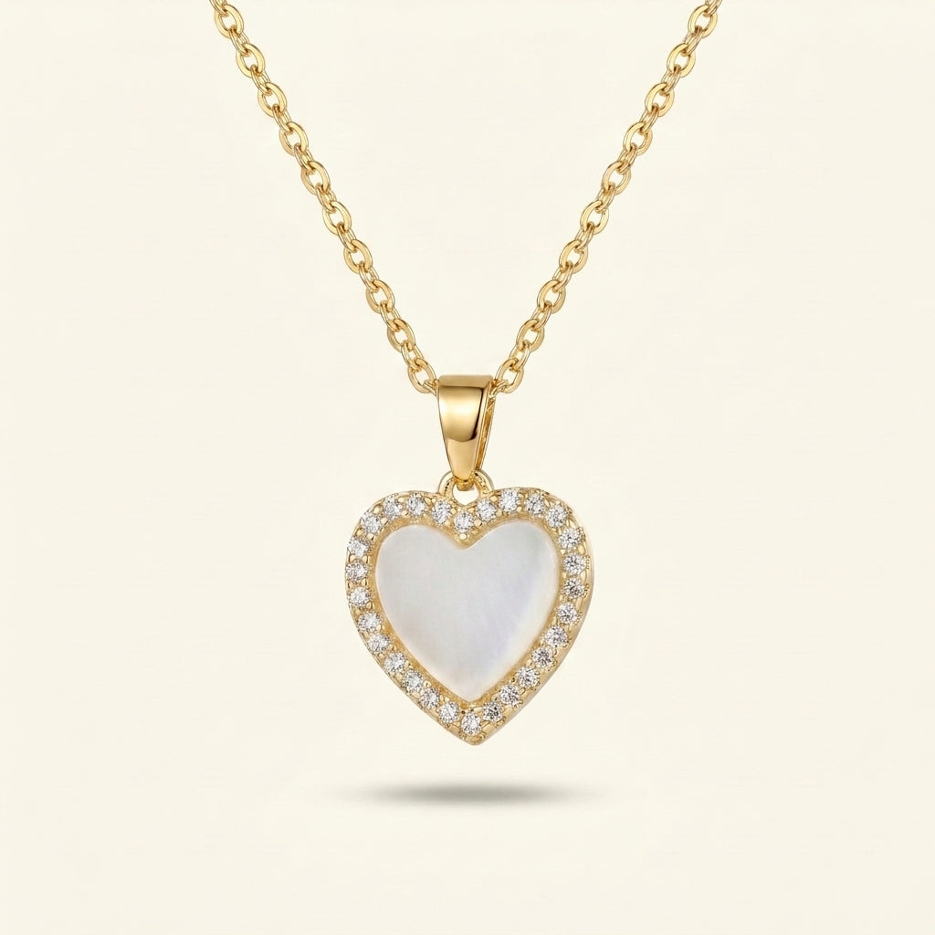 Halo Heart Necklace