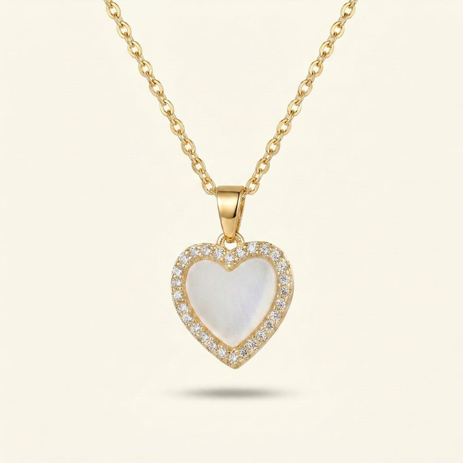 Halo Heart Necklace