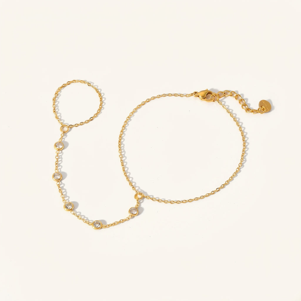 Moonveil Line Hand Chain
