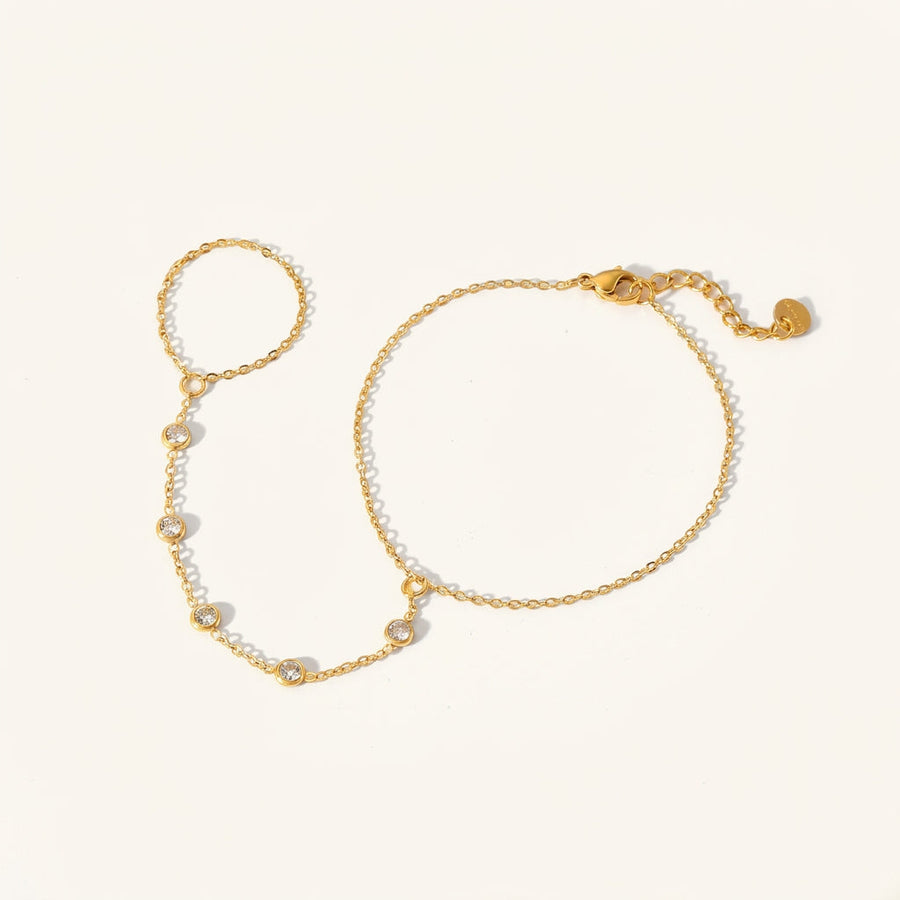 Moonveil Line Hand Chain