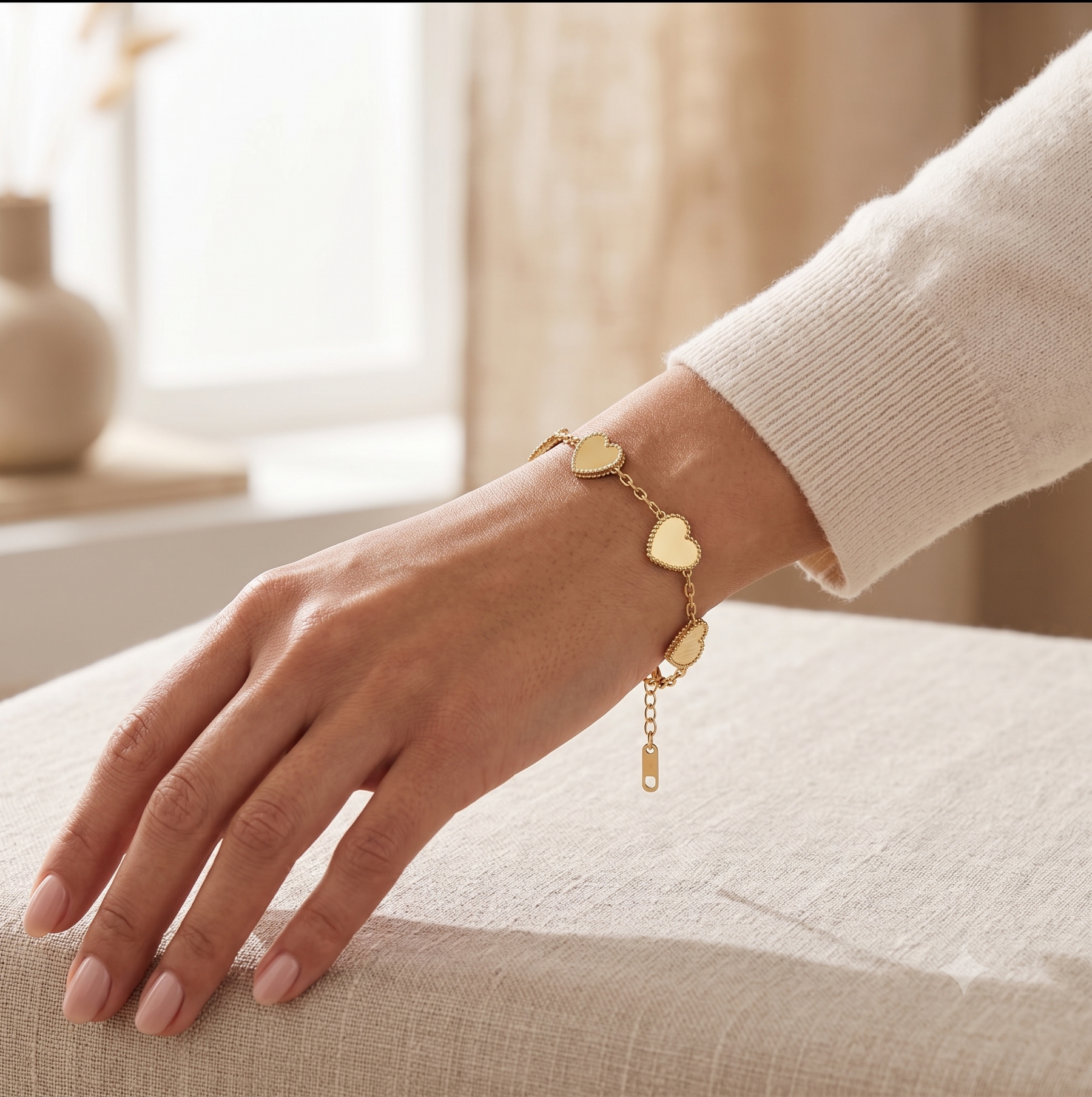 Every Gold Heart Bracelet