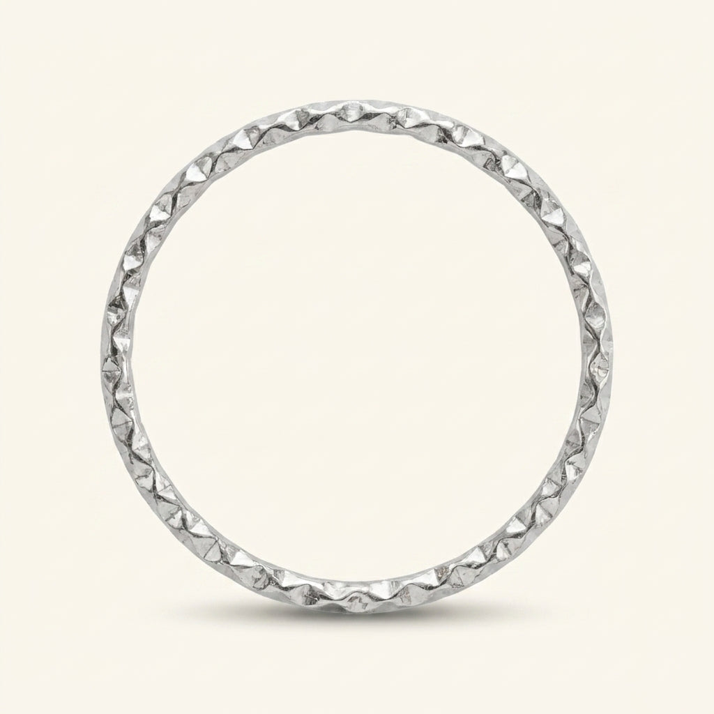 Faceted Band Ring
