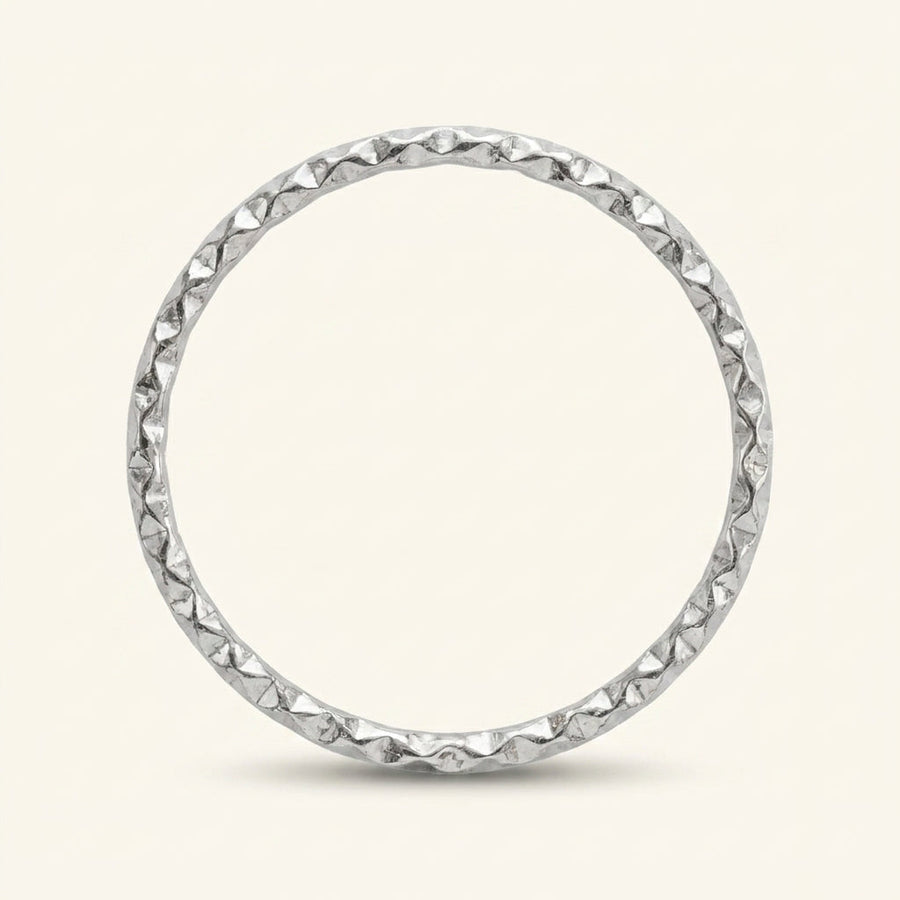Faceted Band Ring