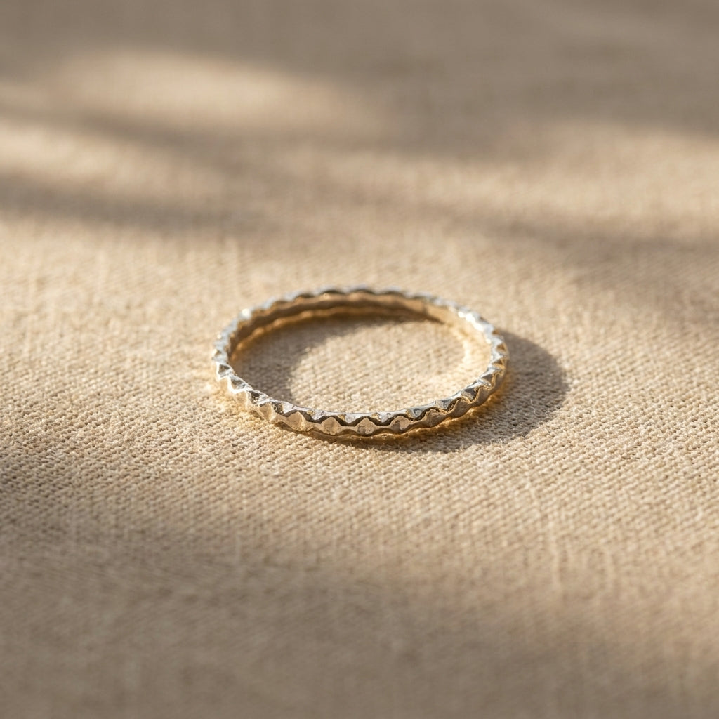 Faceted Band Ring