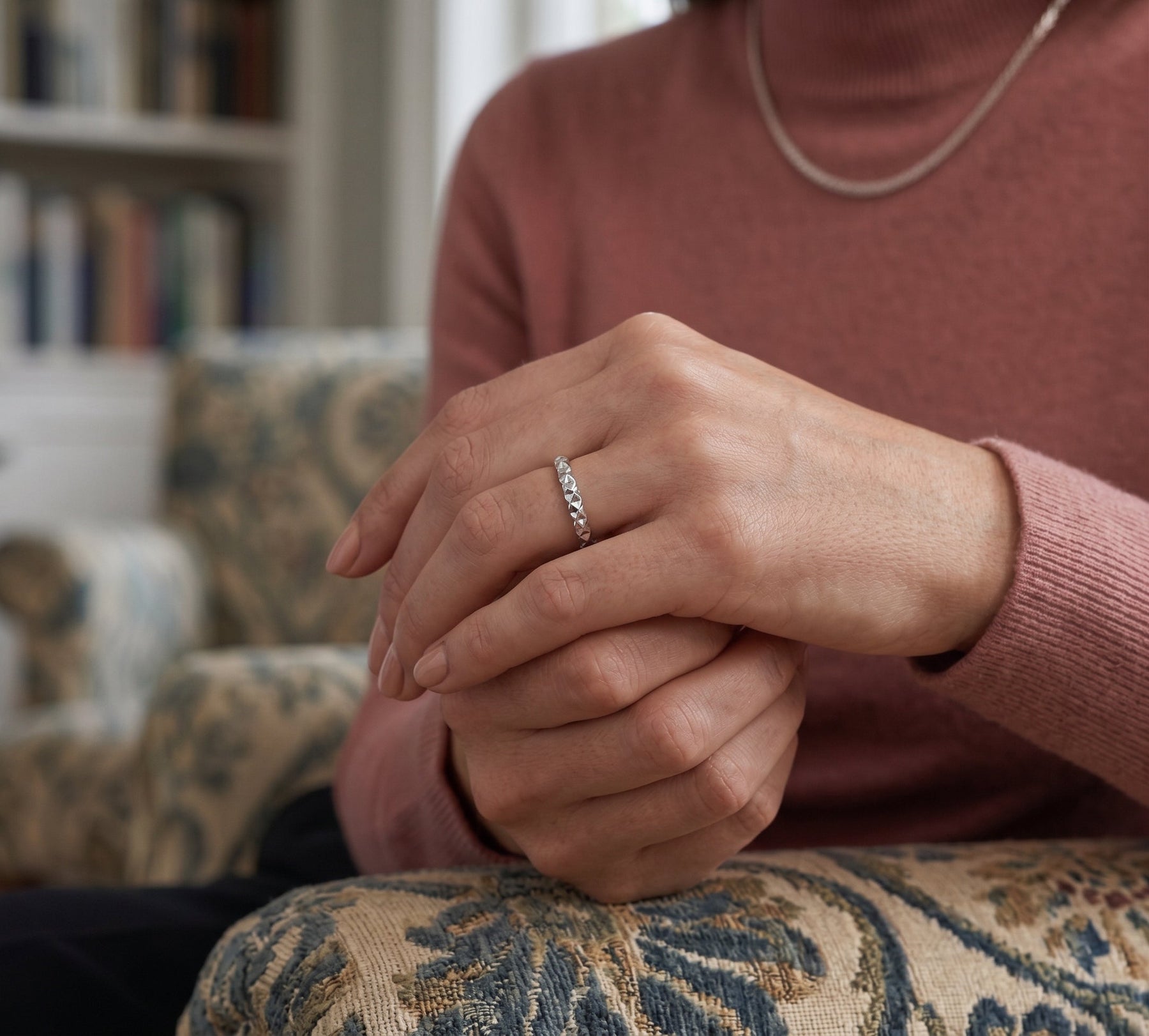 Faceted Band Ring