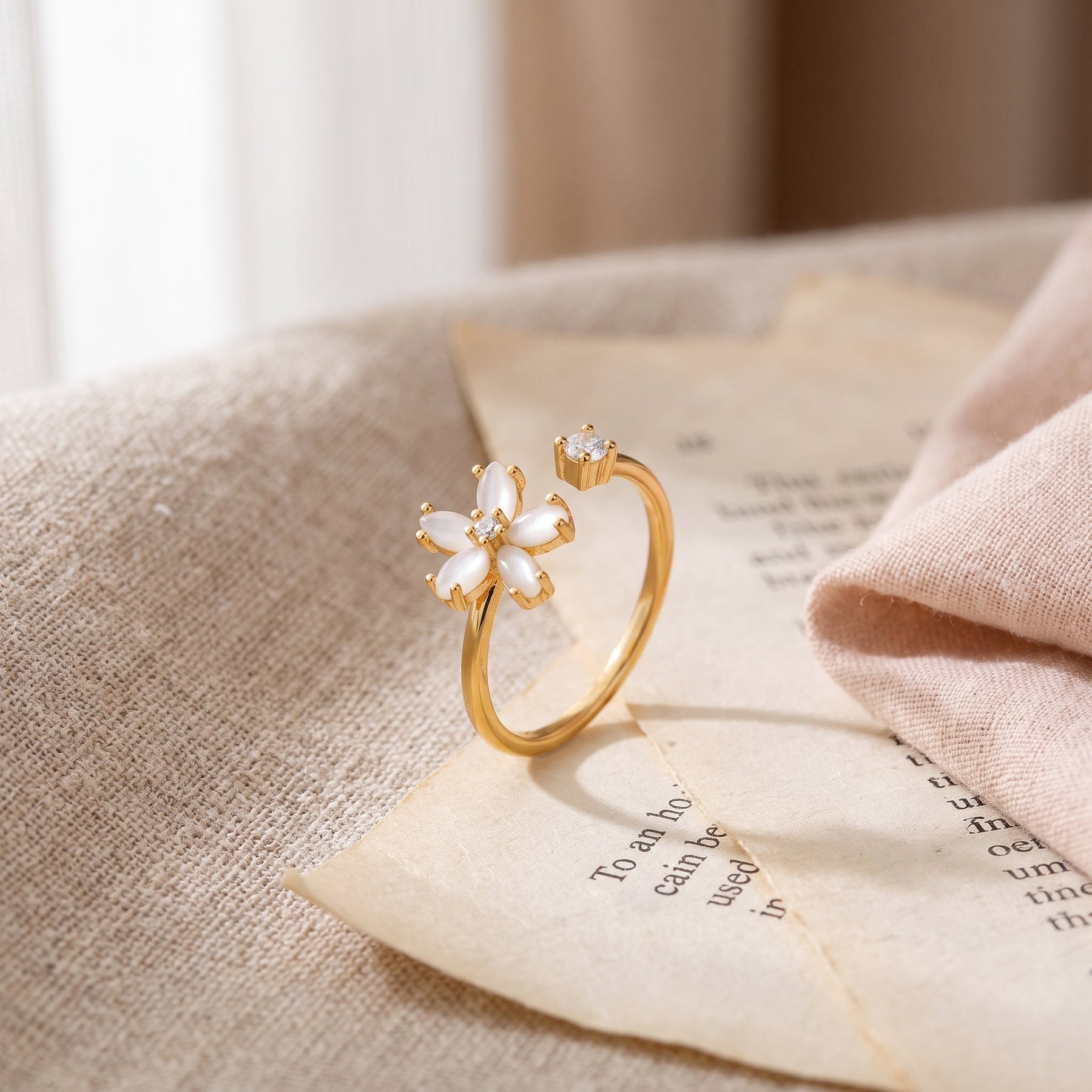 Qamar Faith and Bloom Ring