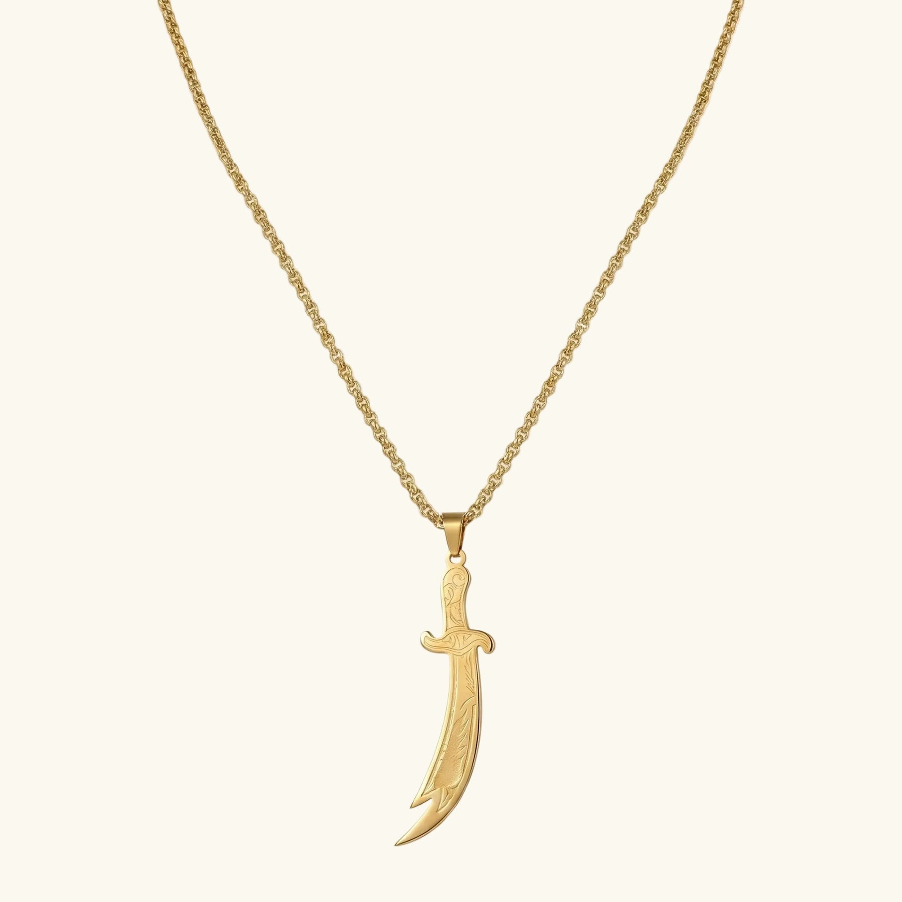Qamar Lion's Blade Necklace
