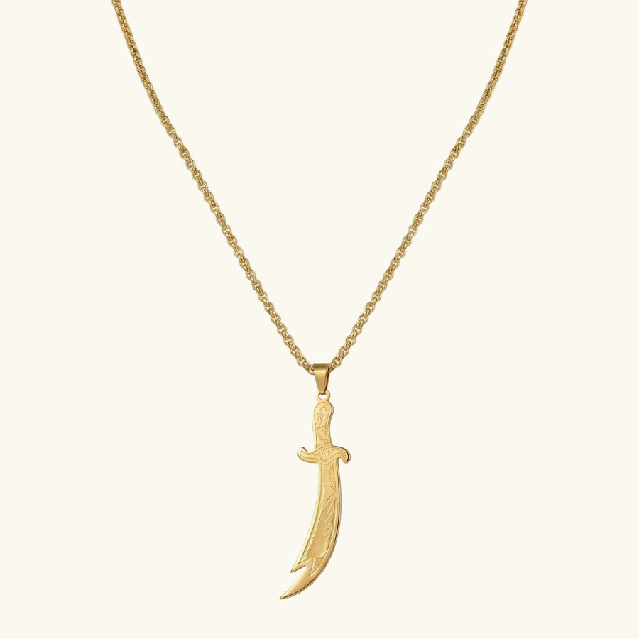 Qamar Lion's Blade Necklace