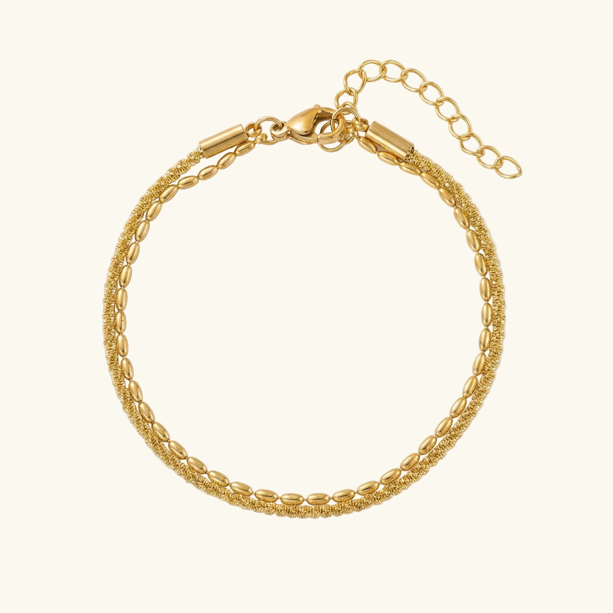 Twisted Leila Layered Bracelet