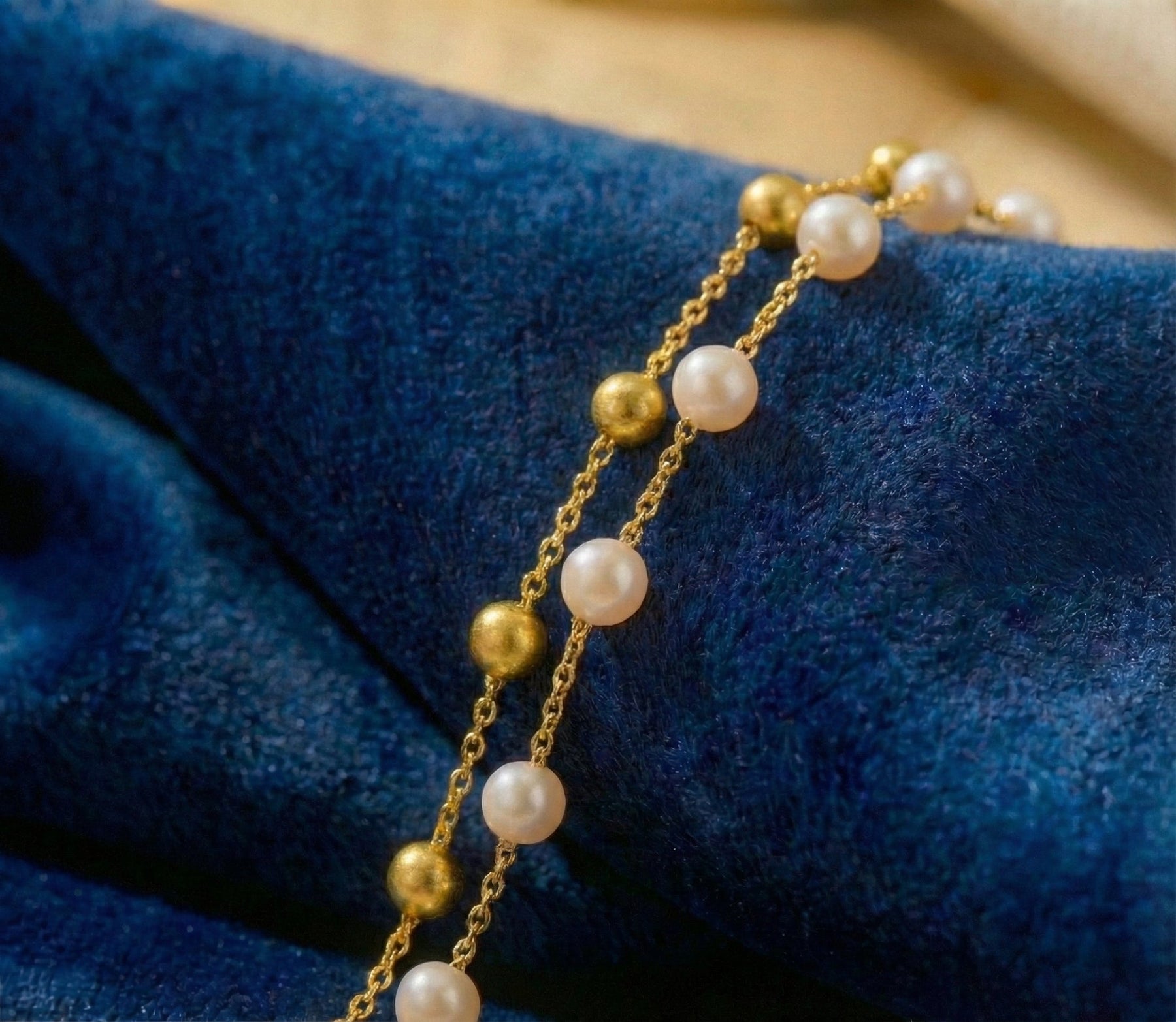 Callie Layered Pearl Bracelet