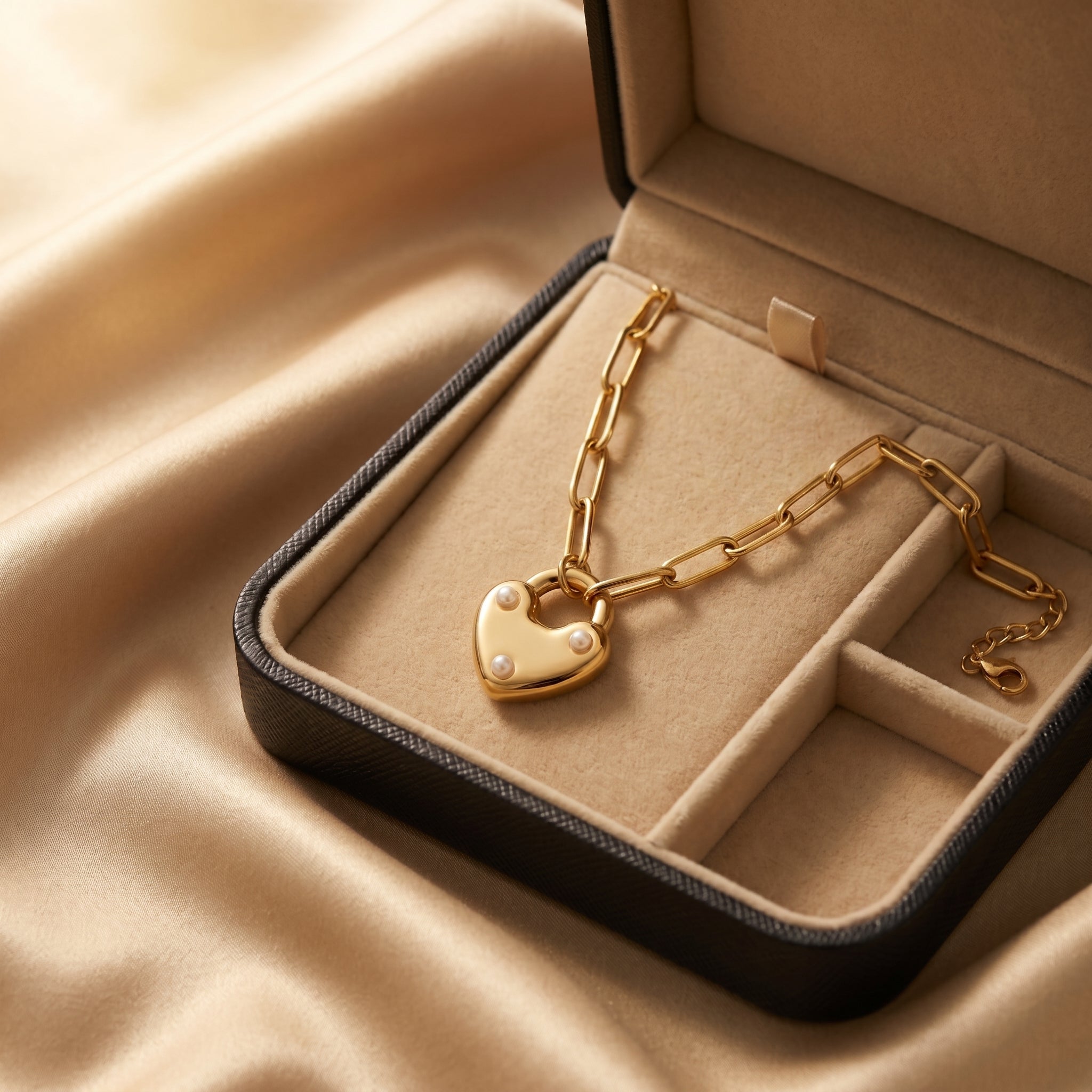Amana Heart Lock Pendant