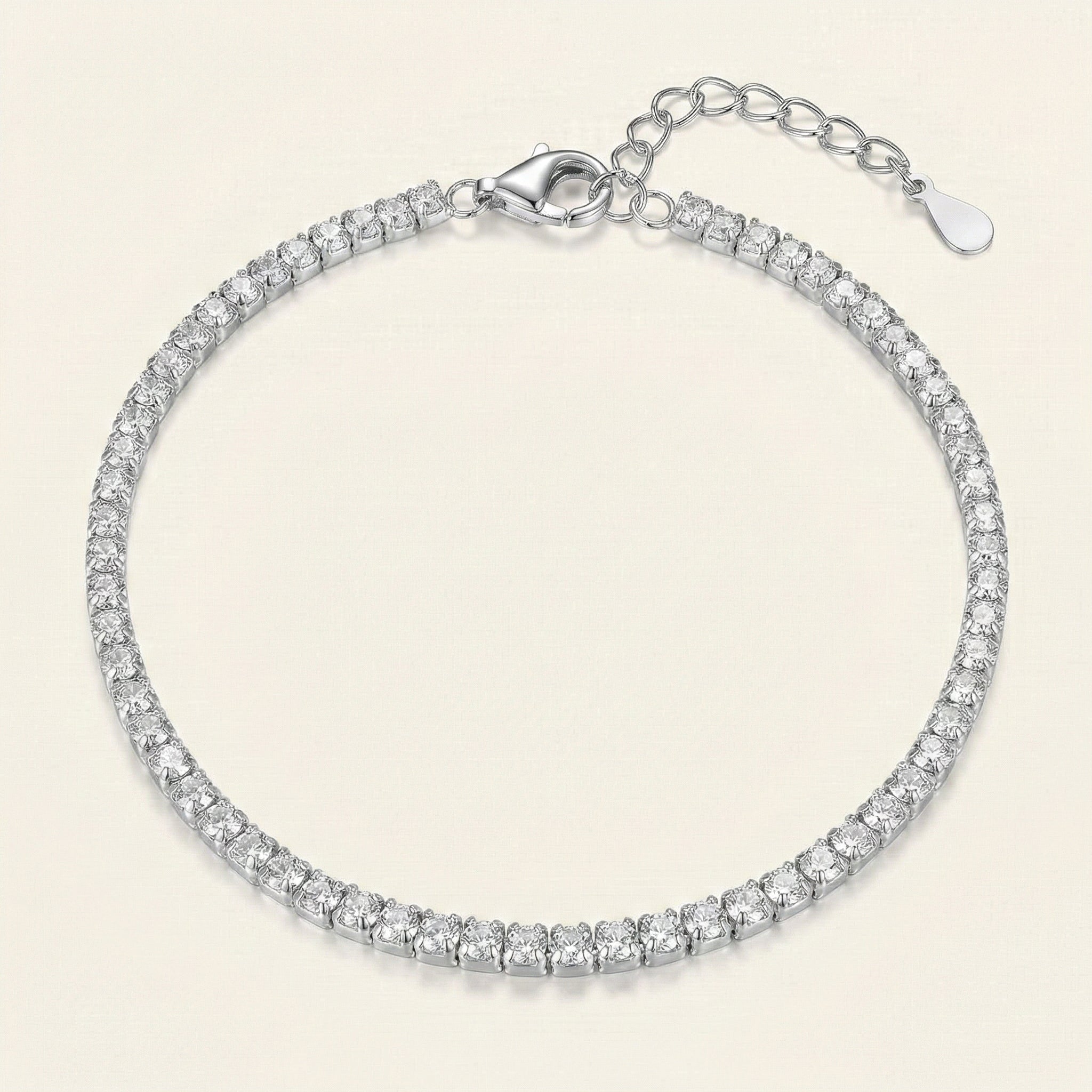 Cordelia Silver Tennis Bracelet